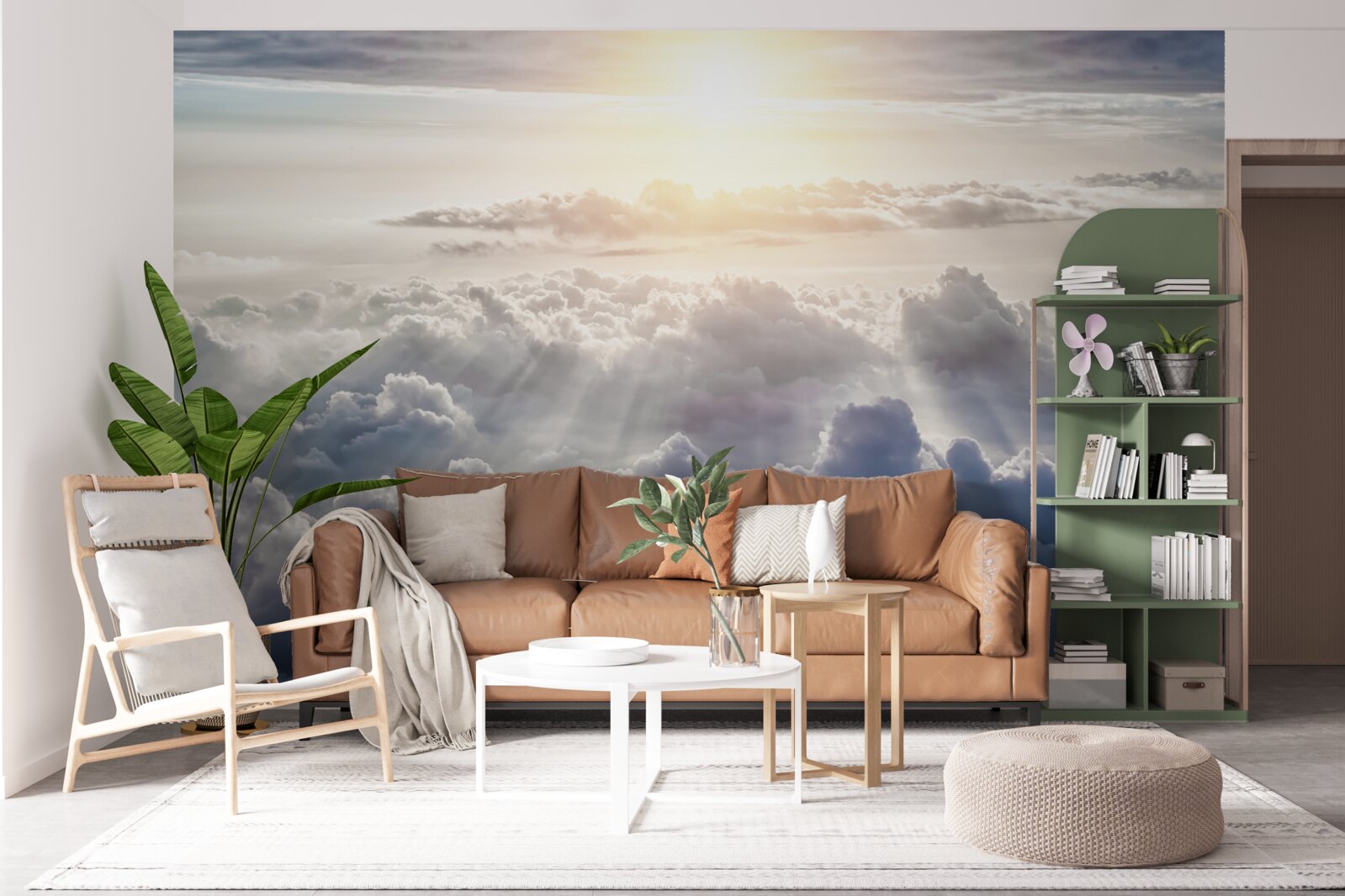 Fototapeta Svetlo bolo vysoko nad bujnými mrakmi