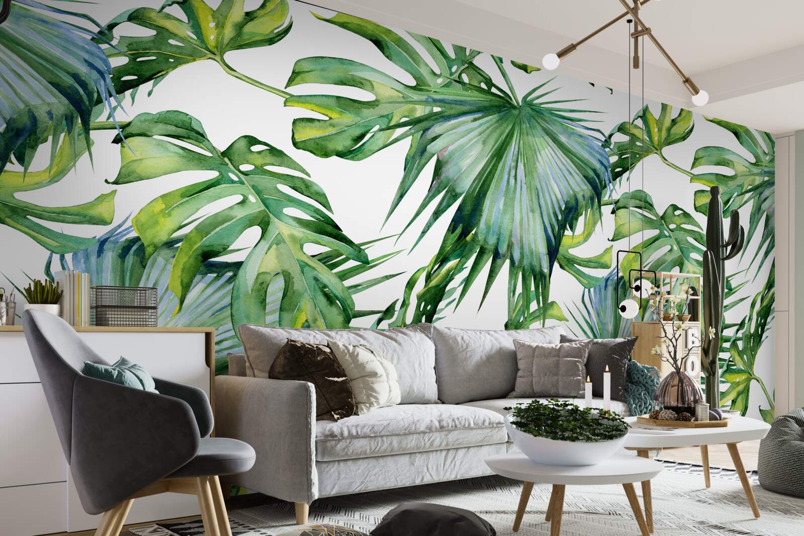 Fototapeta veľké množstvo zelených rastlín