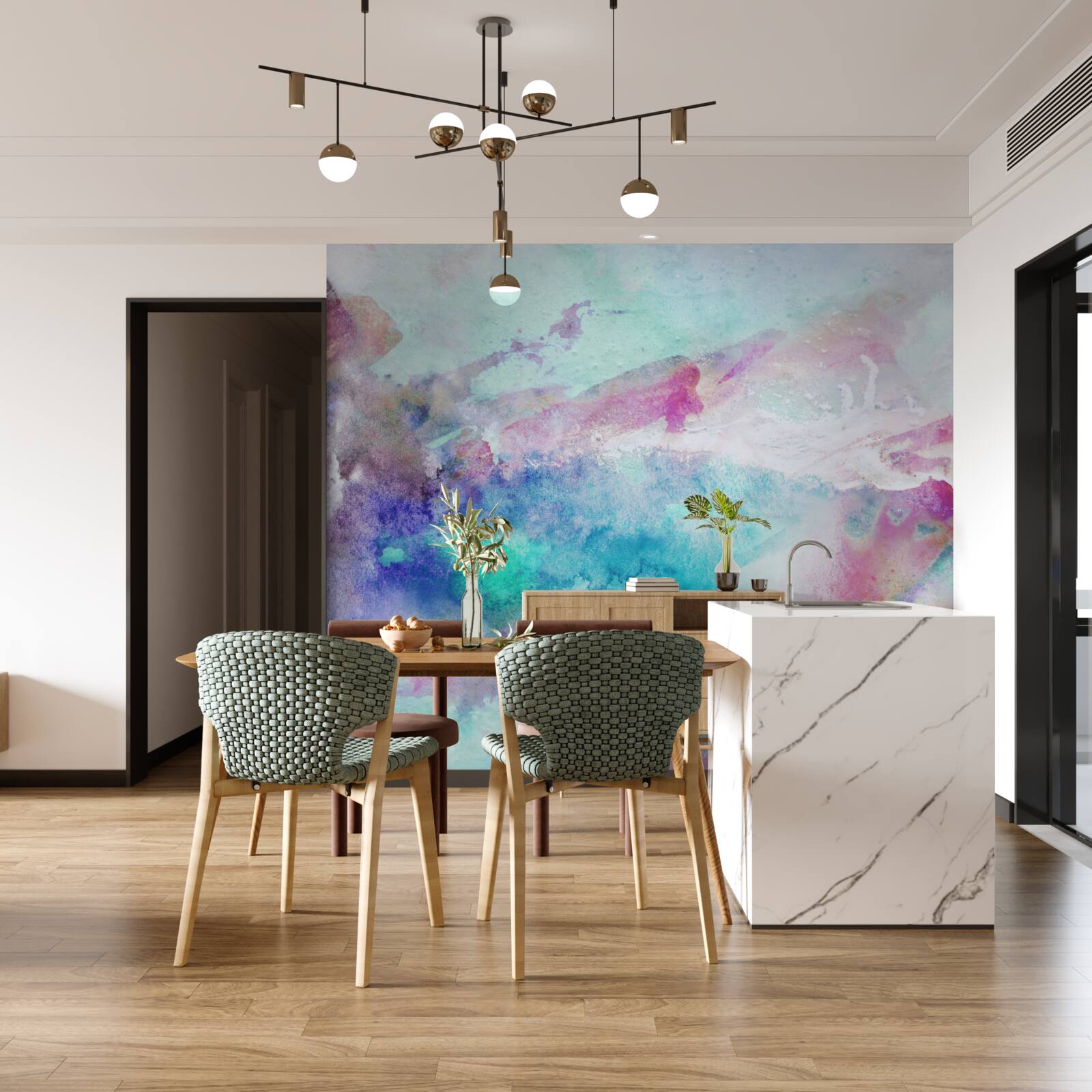 Fototapeta pozadie rozmazaných odtieňov