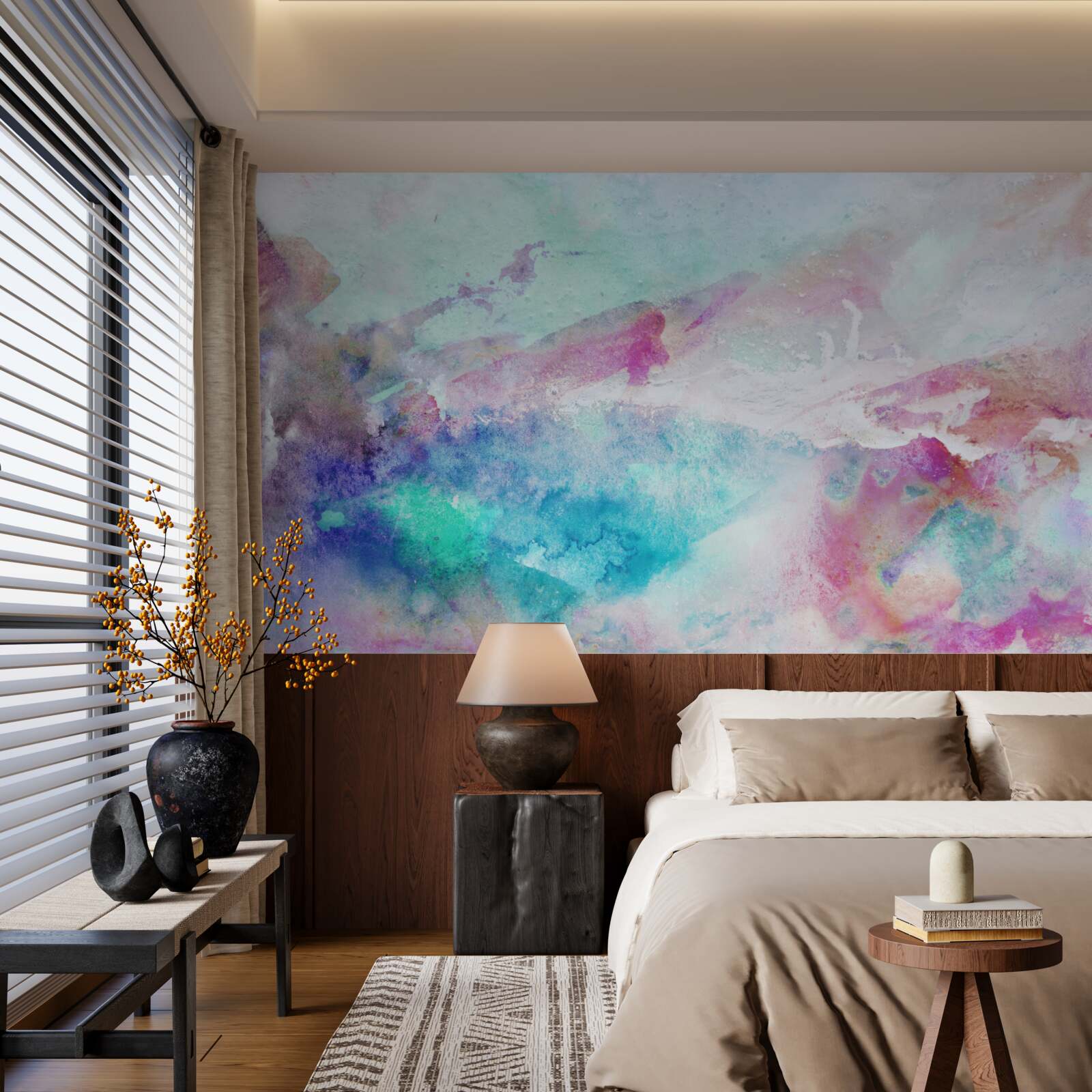 Fototapeta pozadie rozmazaných odtieňov