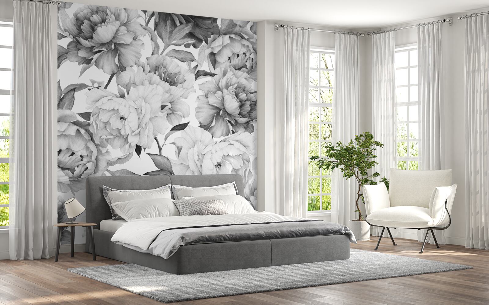 Fototapeta veľké, svieže kvety