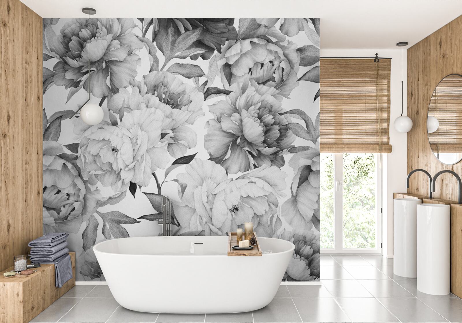 Fototapeta veľké, svieže kvety