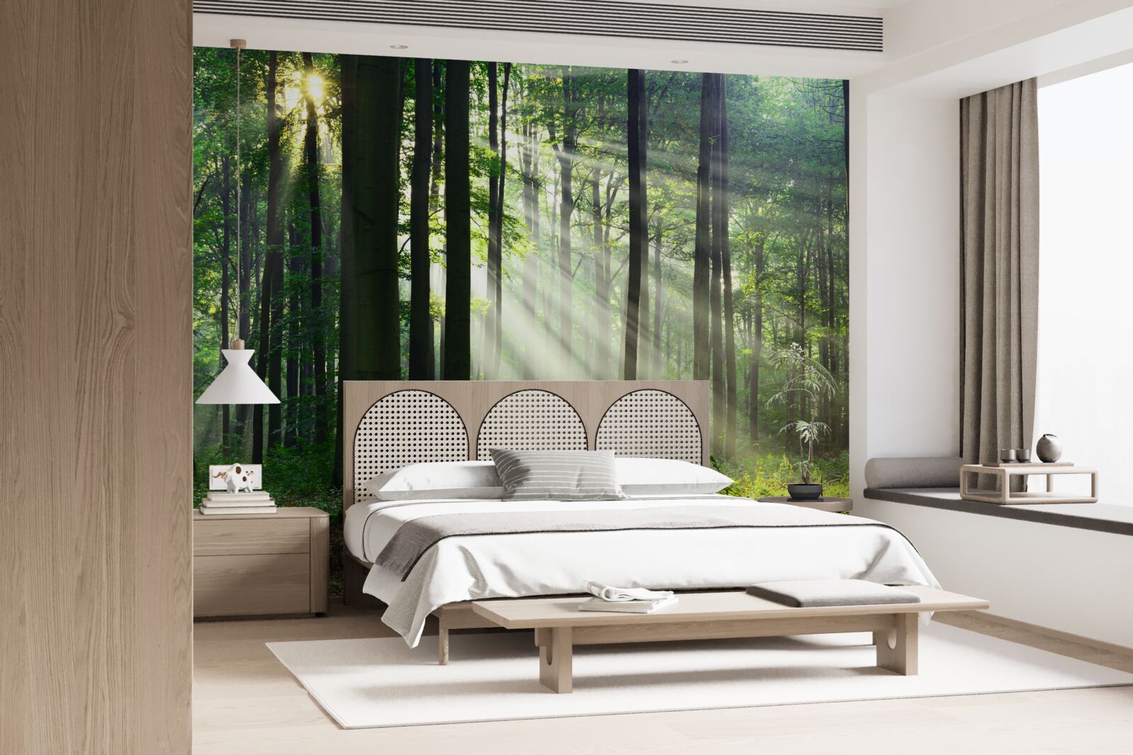 Fototapeta ranný les