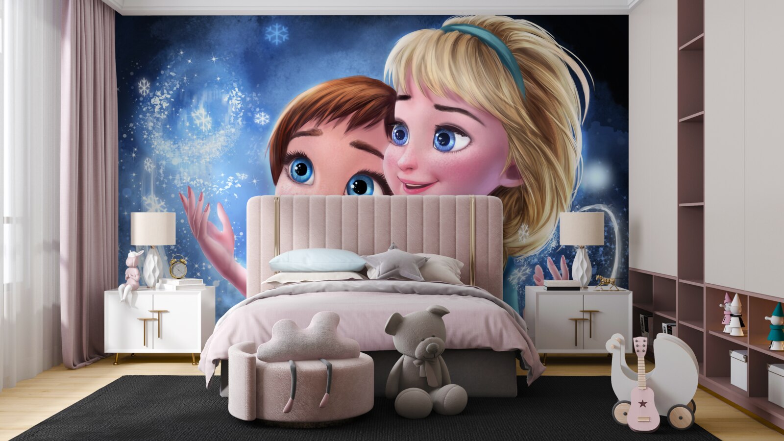 Fototapeta dve usmievavé dievčatá