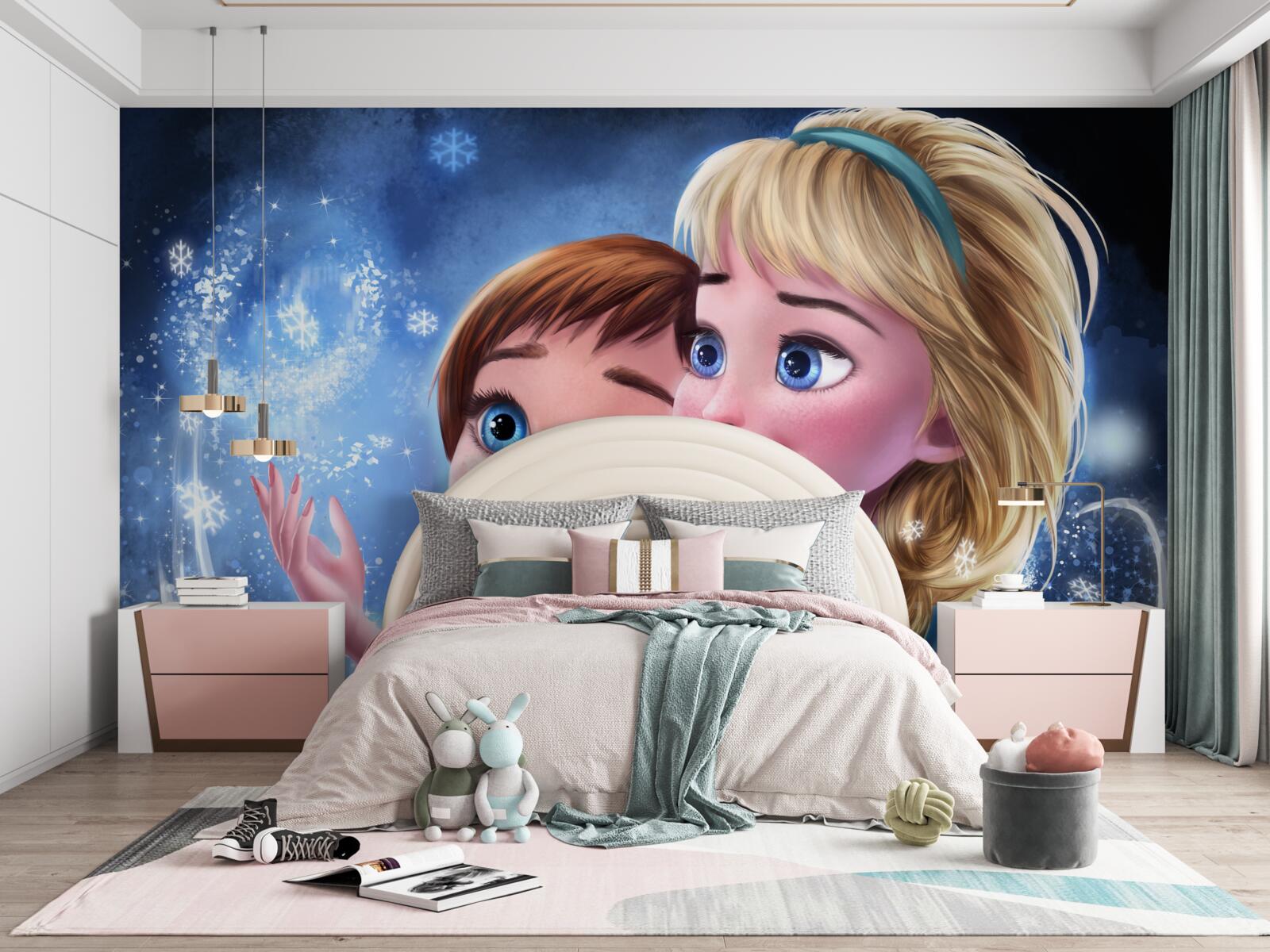 Fototapeta dve usmievavé dievčatá