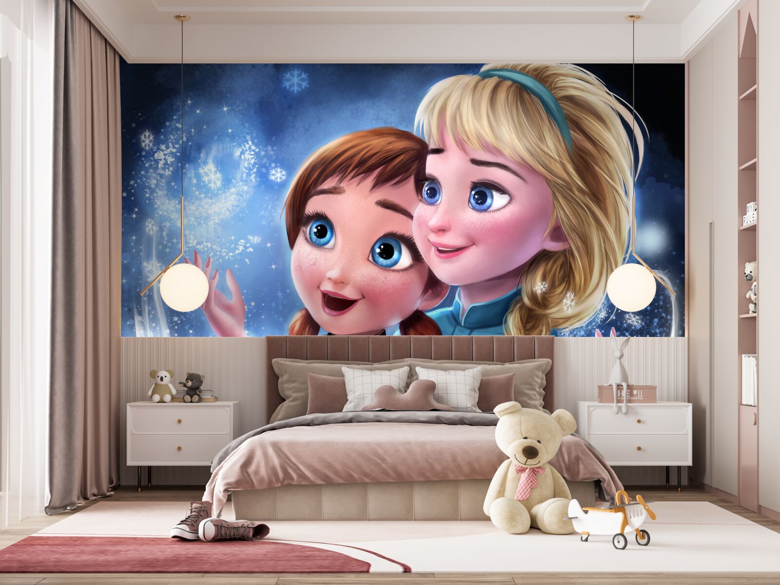 Fototapeta dve usmievavé dievčatá