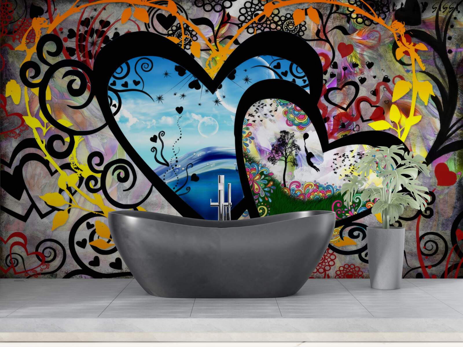 Fototapeta dve temné duše