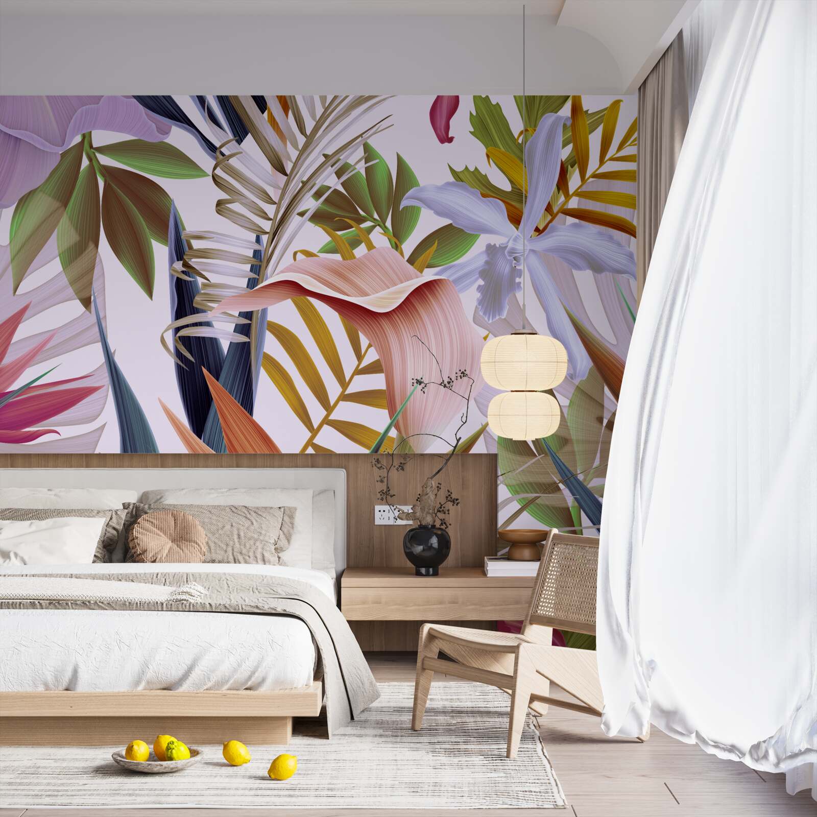 Fototapeta veľké rastliny rôznych farieb