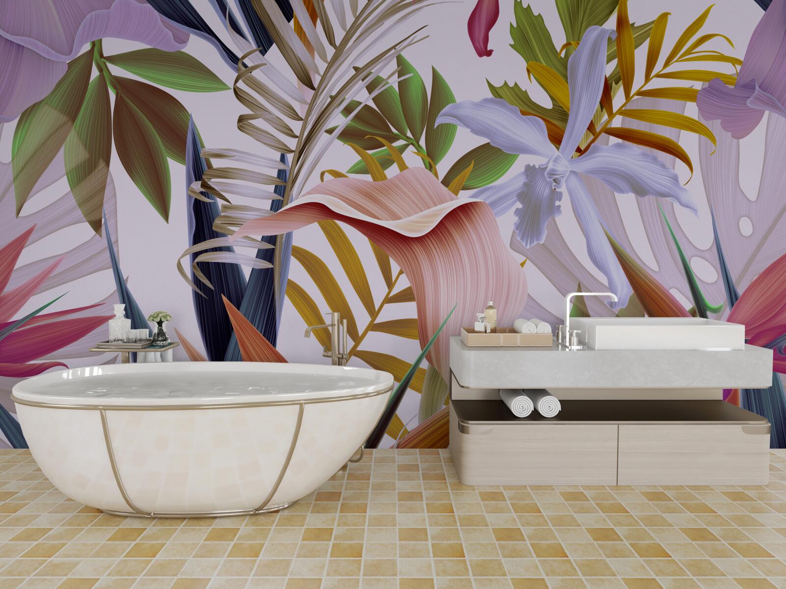 Fototapeta veľké rastliny rôznych farieb