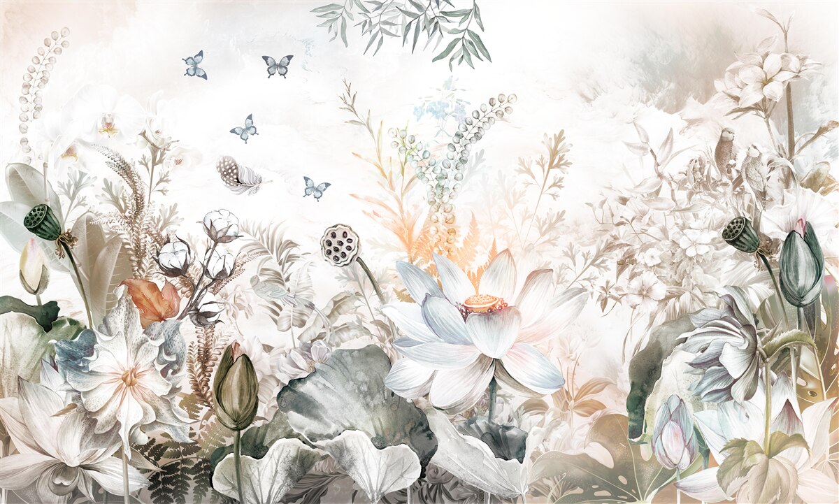 Fototapeta nezvyčajné kvety a rastliny