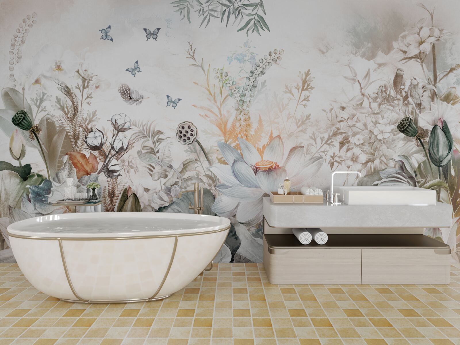 Fototapeta nezvyčajné kvety a rastliny