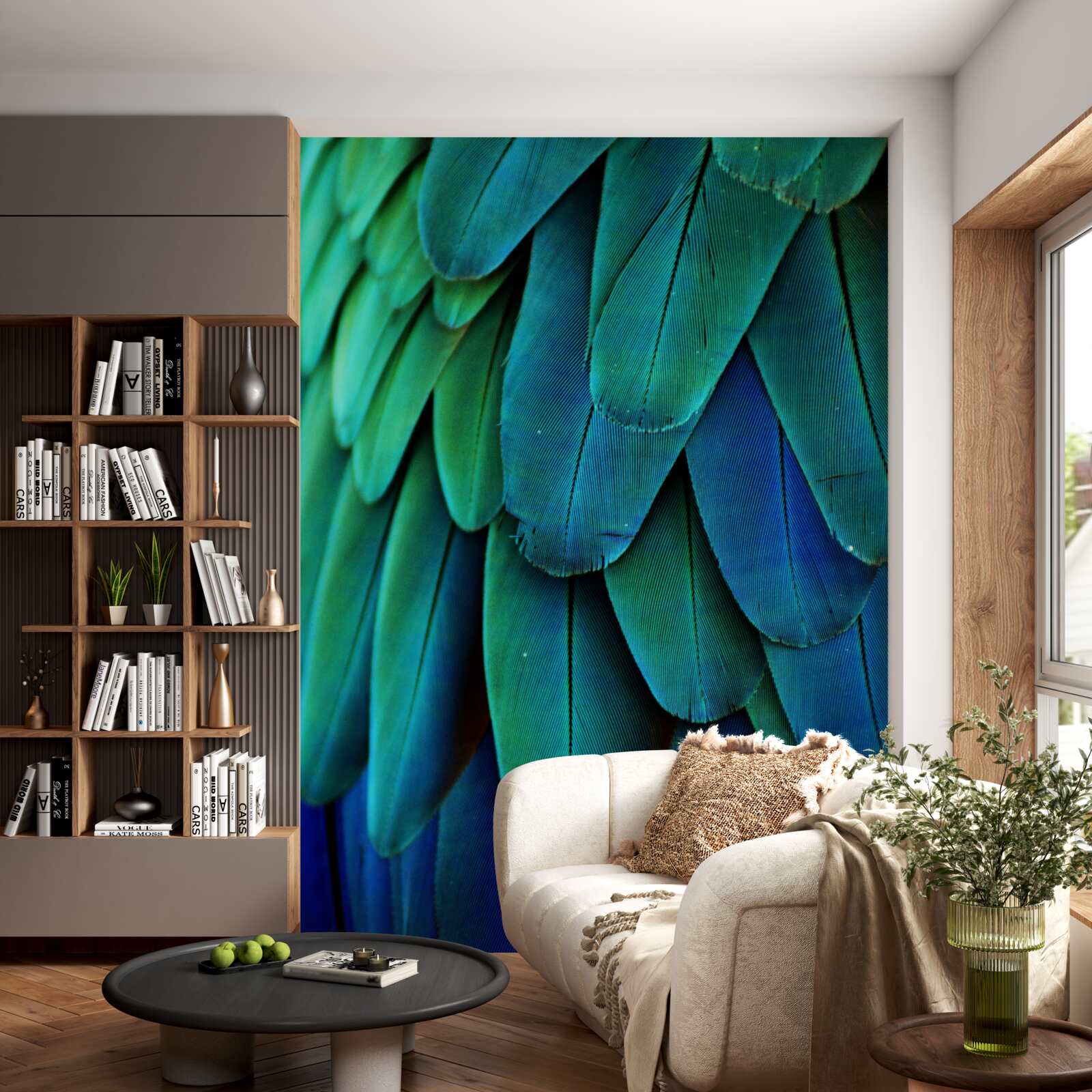 Fototapeta listy sú veľké a tmavo zelené