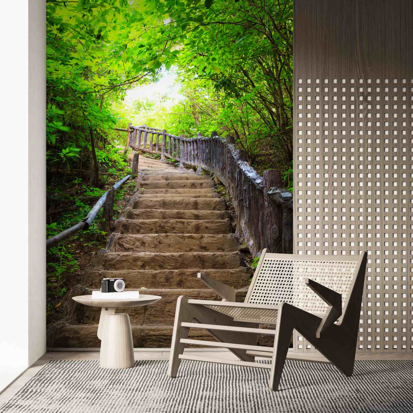 Fototapeta zelené schody