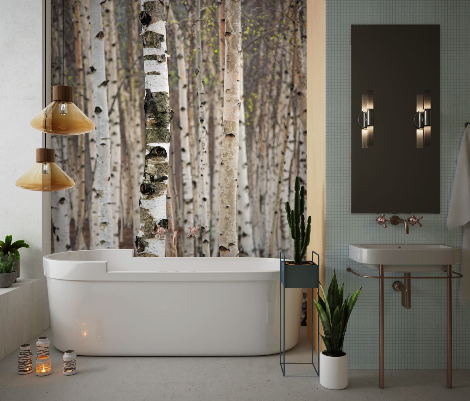 Fototapeta brezy v lese