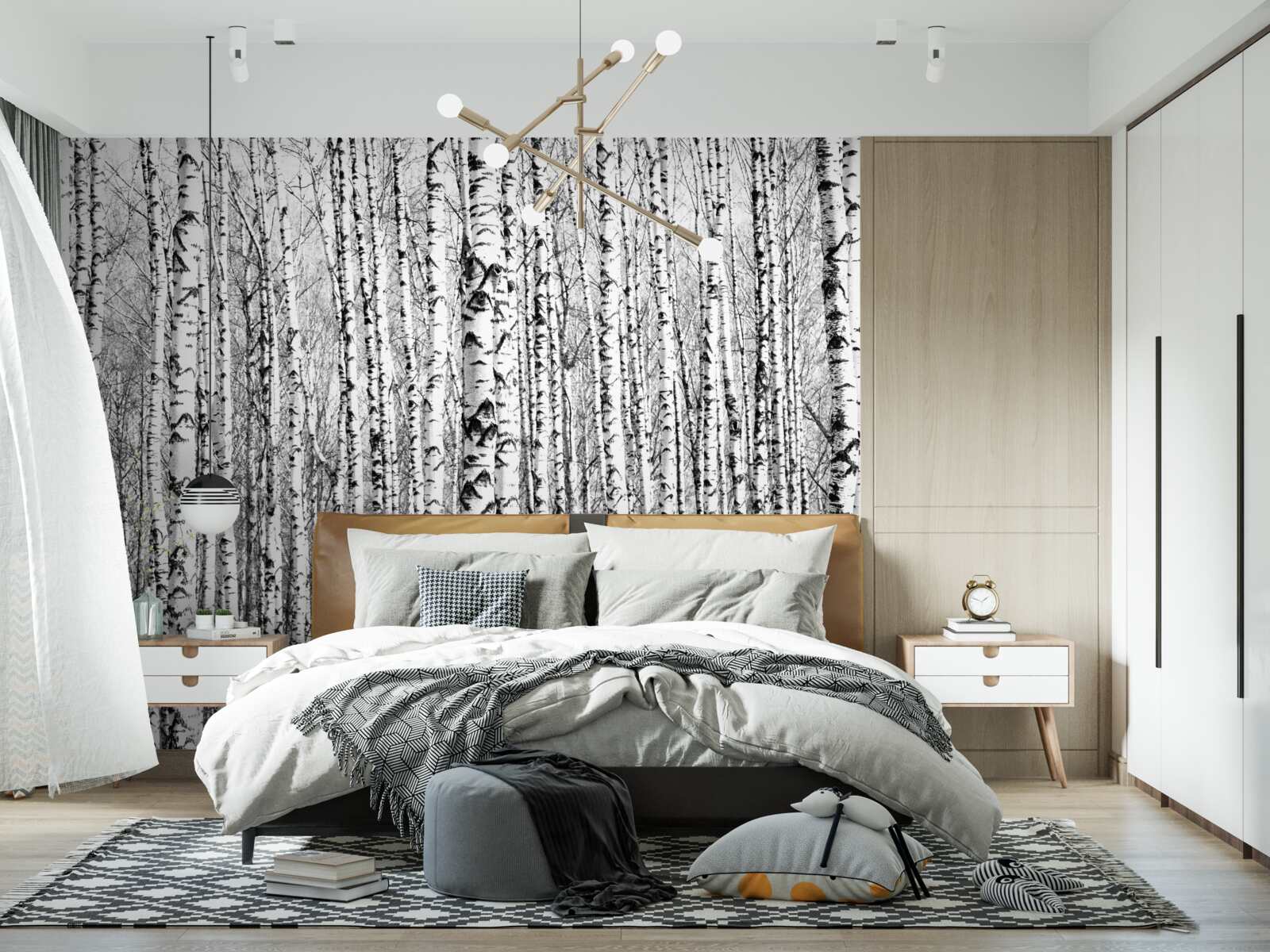 Fototapeta veľa brezy