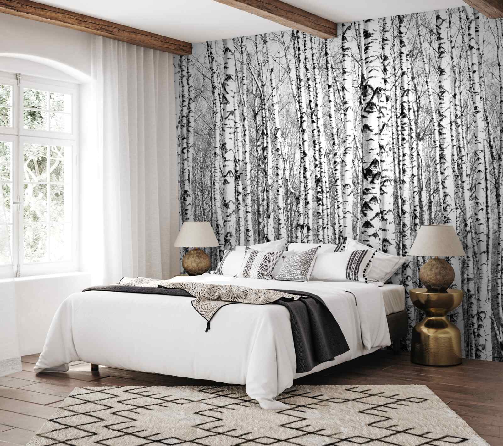 Fototapeta veľa brezy