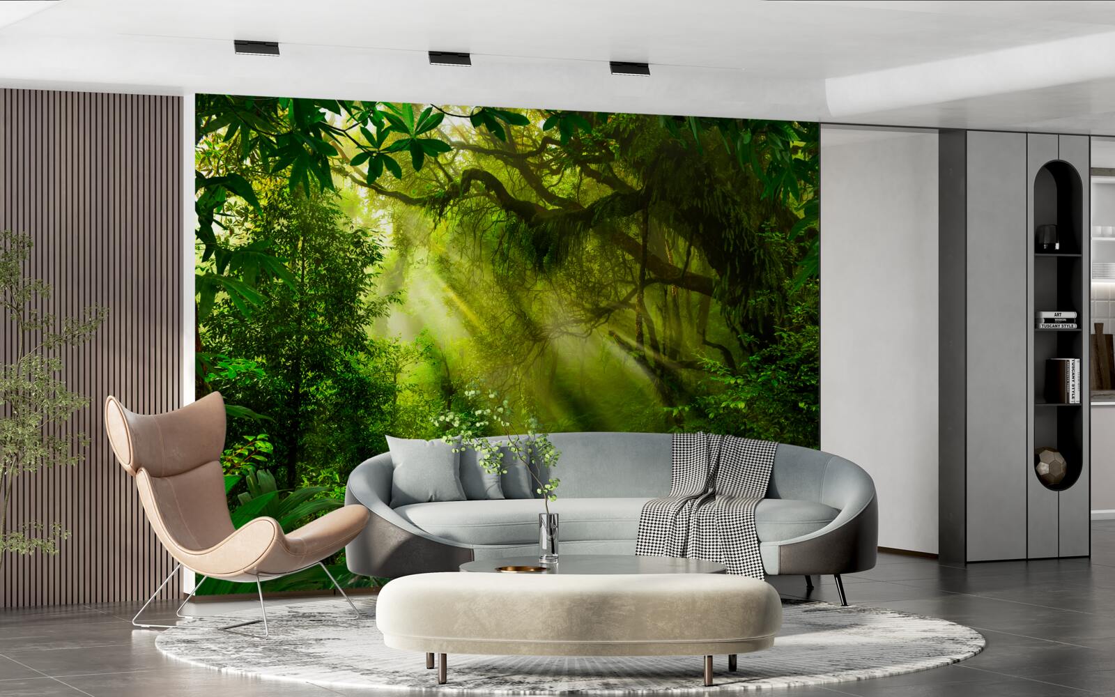 Fototapeta most hlboko v lese