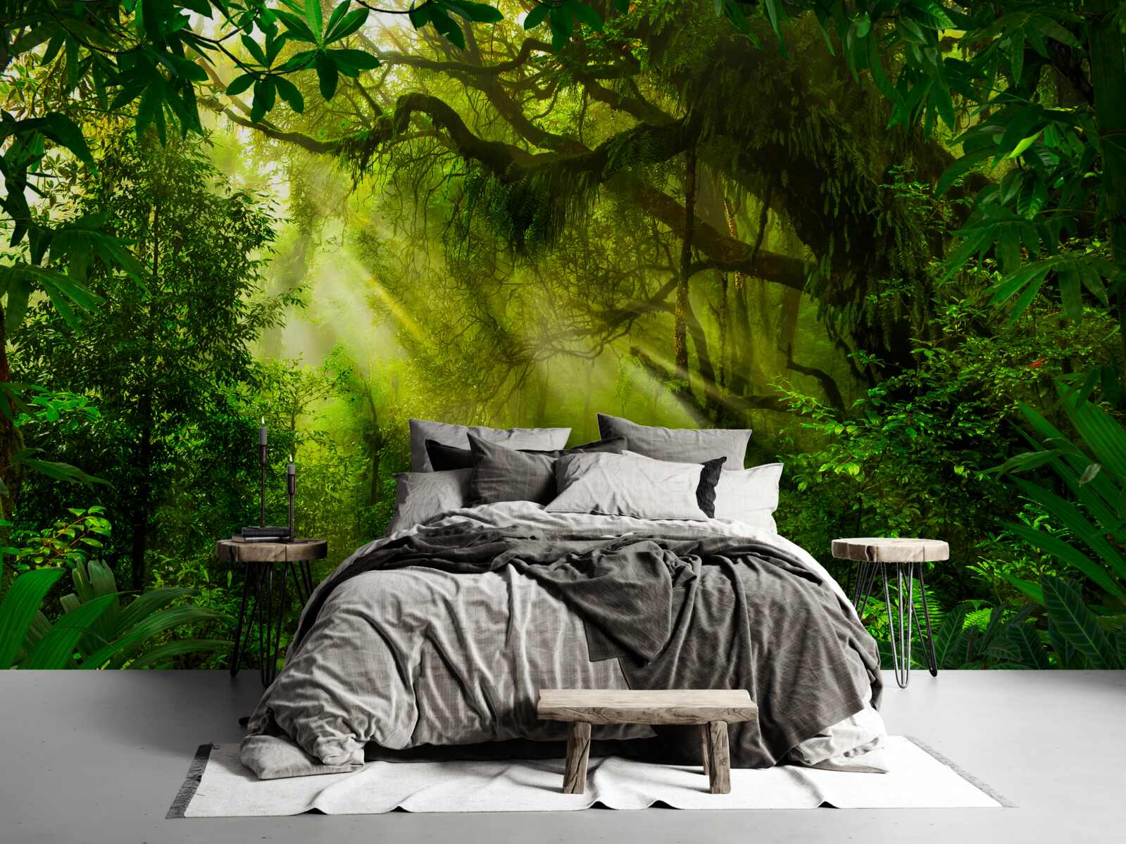 Fototapeta most hlboko v lese