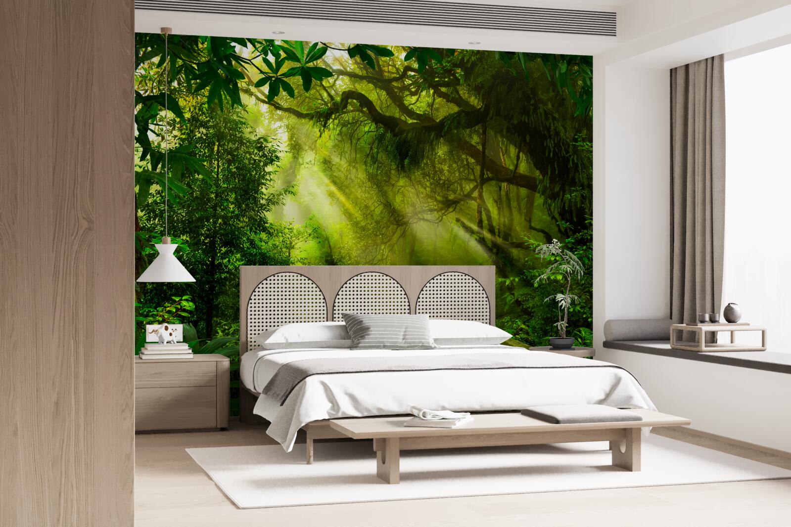 Fototapeta most hlboko v lese