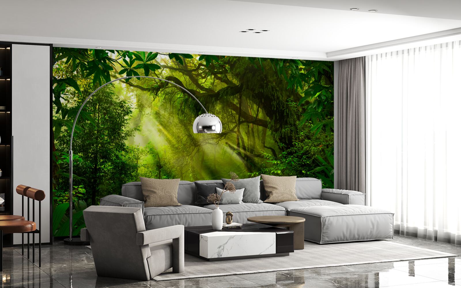 Fototapeta most hlboko v lese