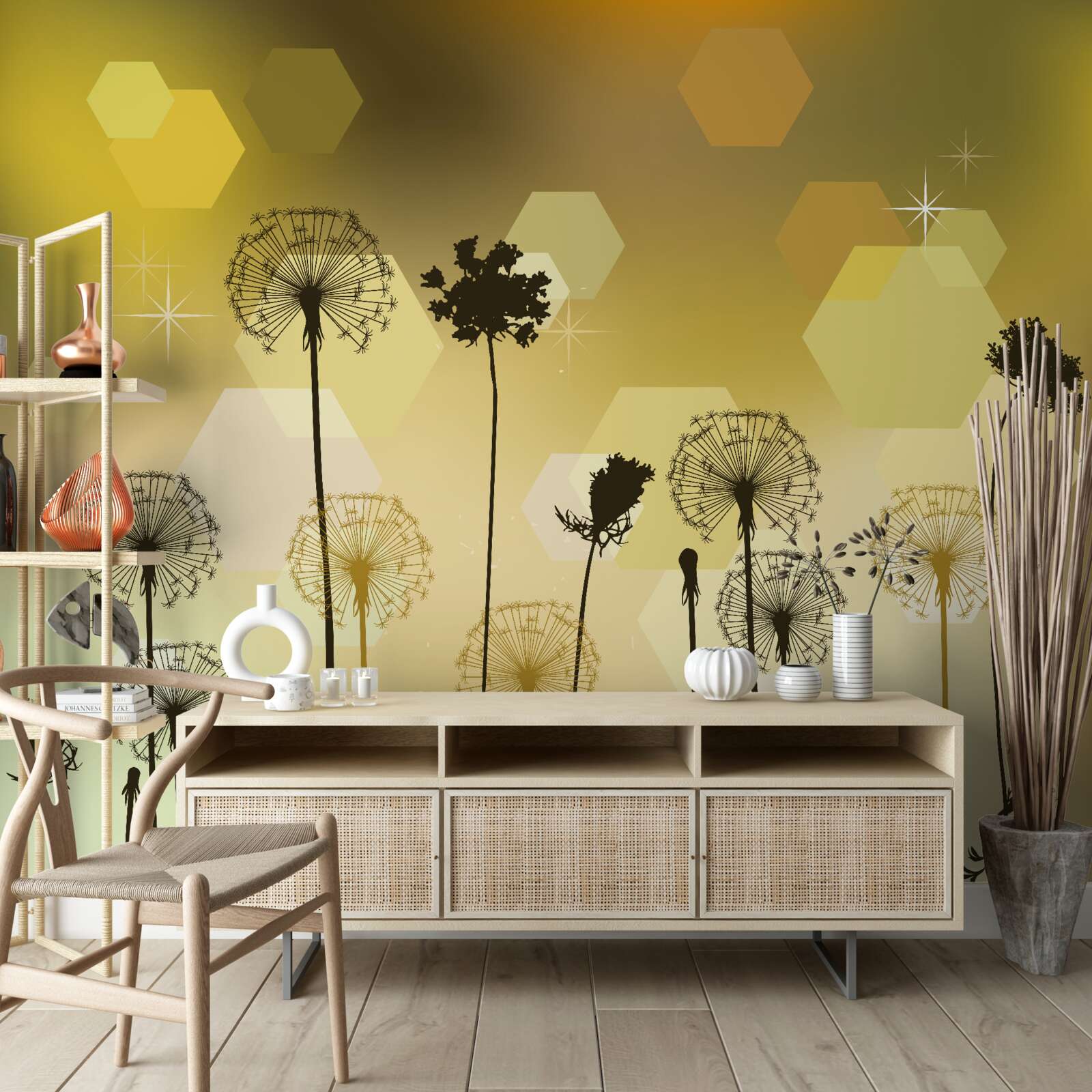 Fototapeta zvláštne maľované rastliny