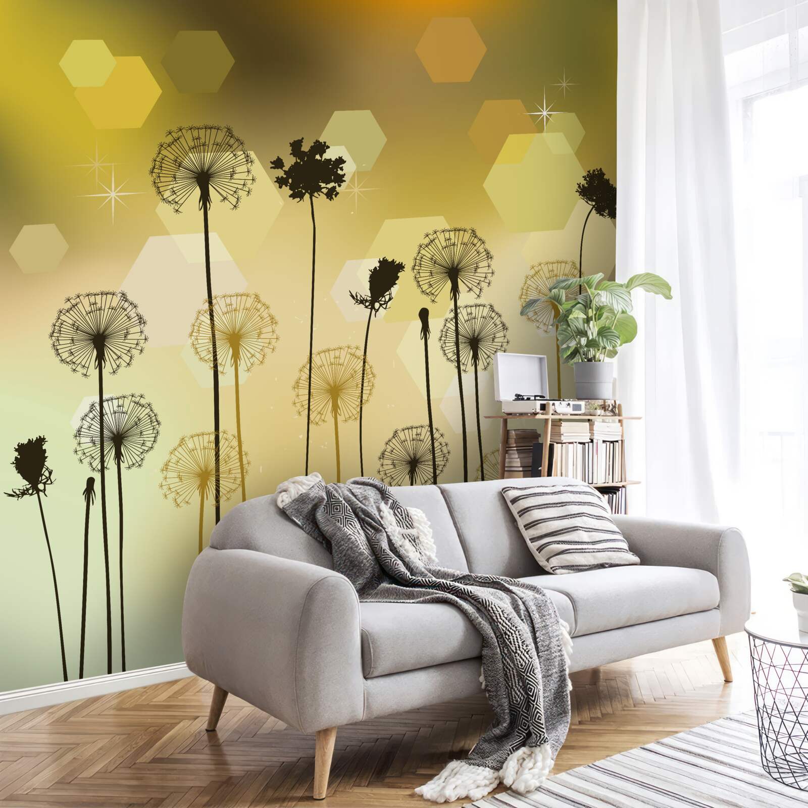 Fototapeta zvláštne maľované rastliny