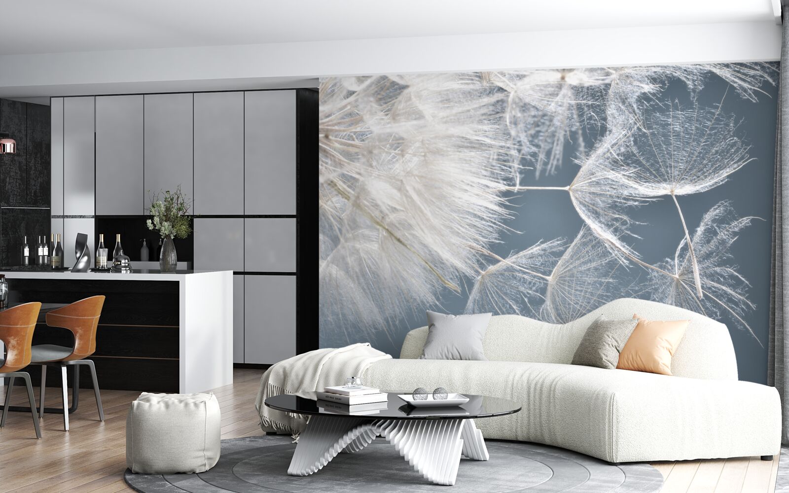 Fototapeta makro fotografia púpavy