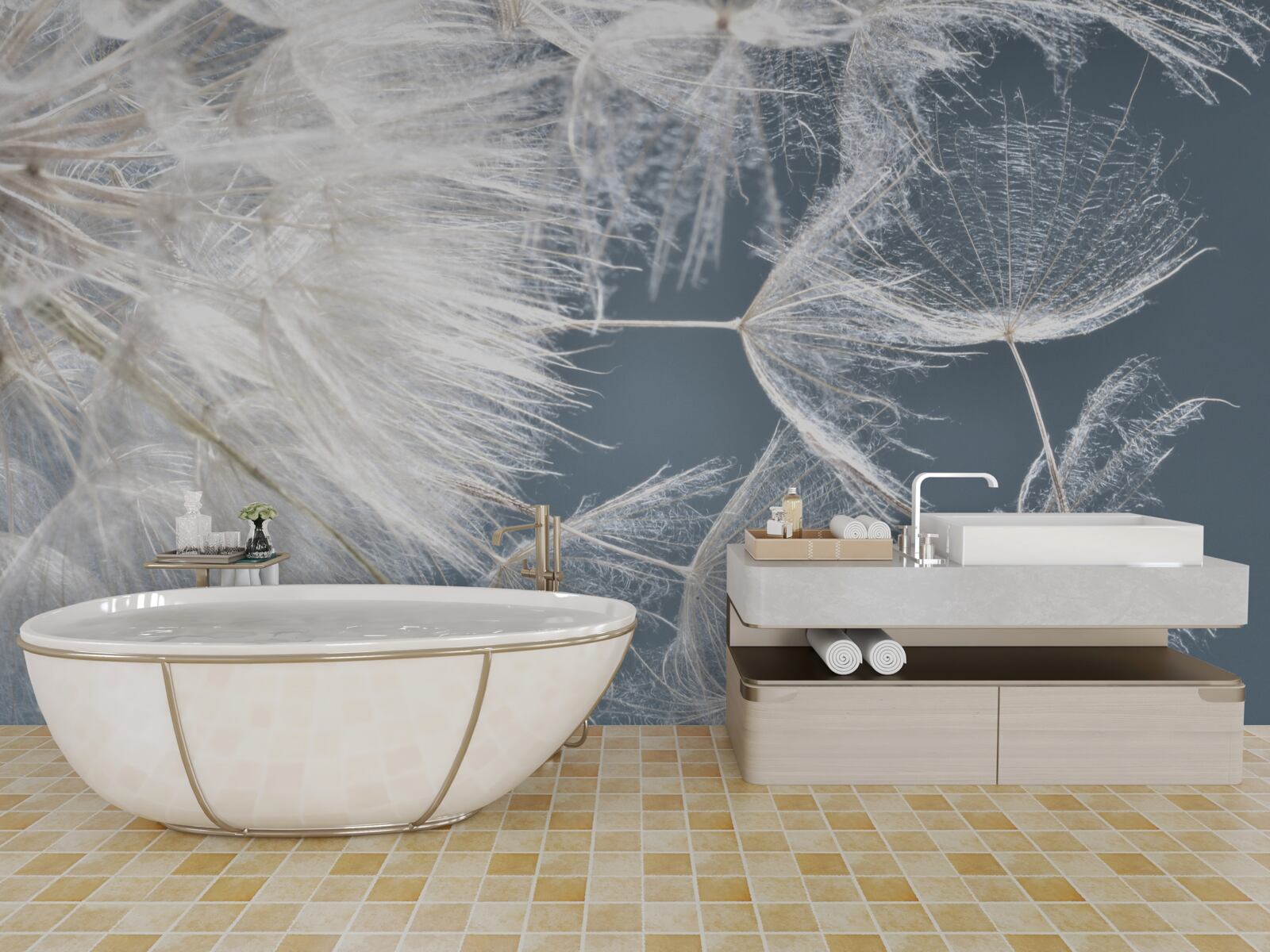 Fototapeta makro fotografia púpavy