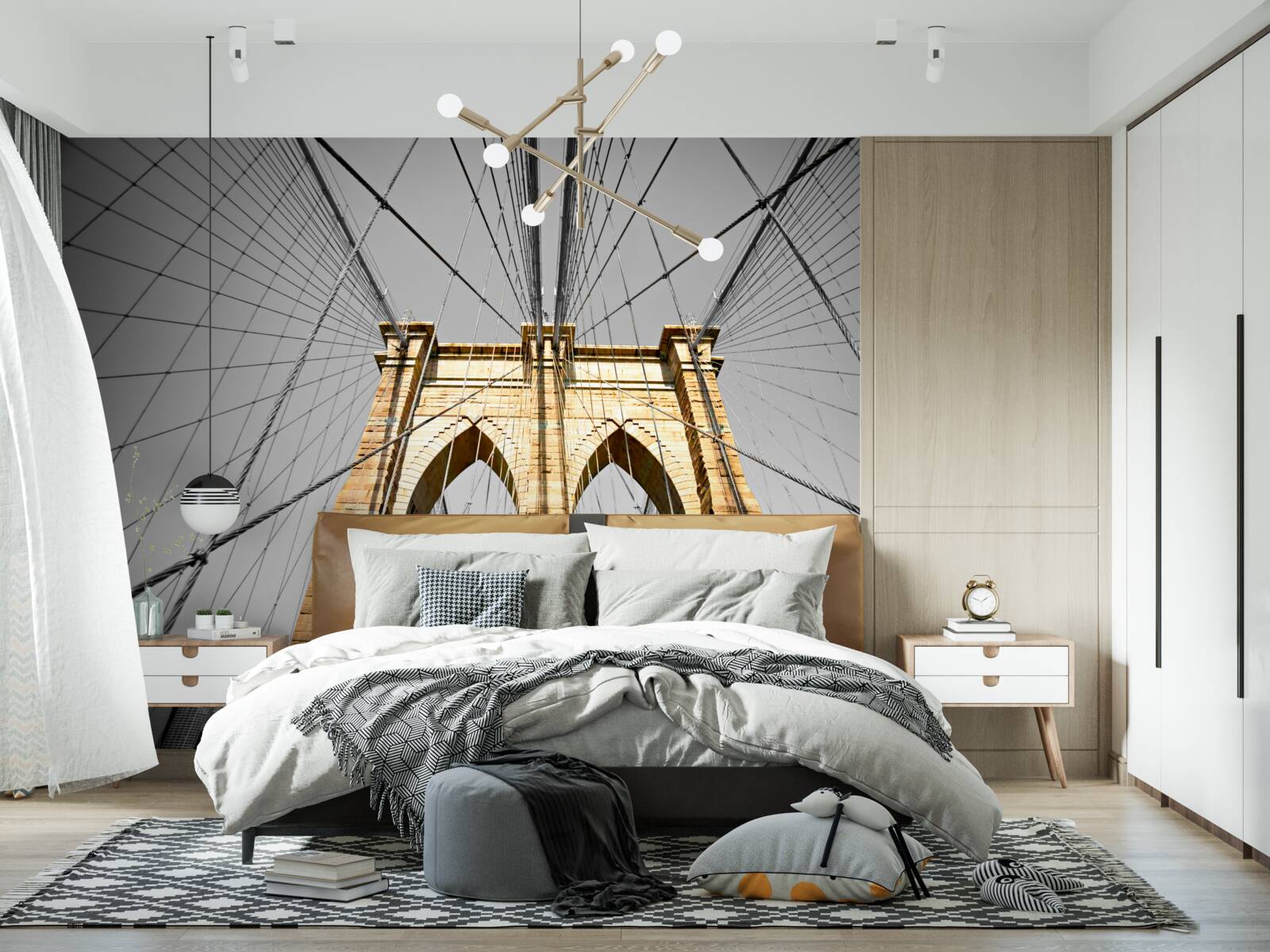 Fototapeta fascinujúci pohľad na most