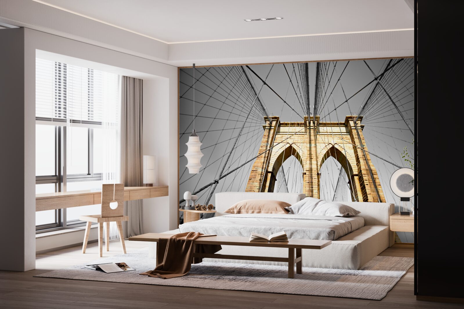 Fototapeta fascinujúci pohľad na most