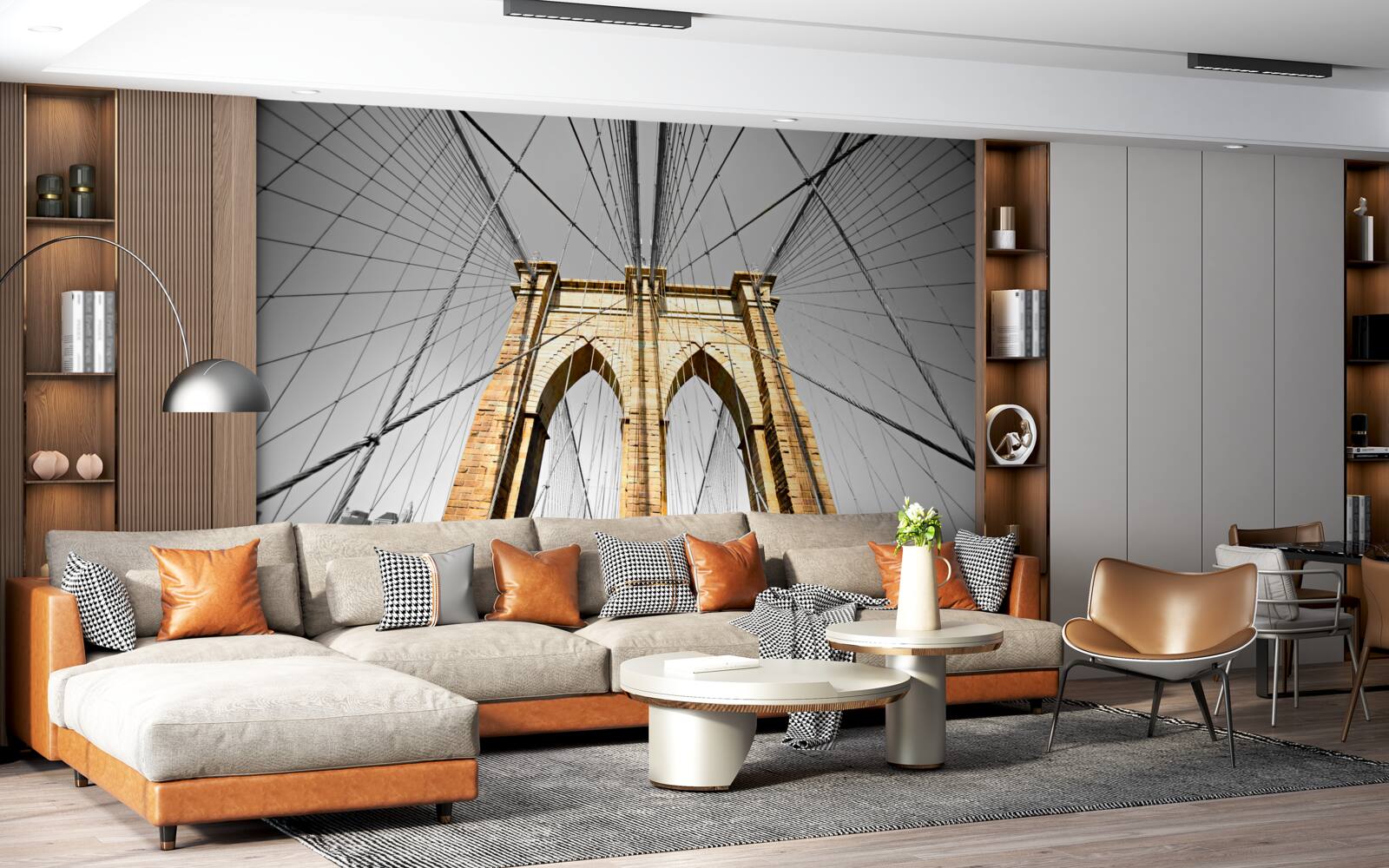 Fototapeta fascinujúci pohľad na most