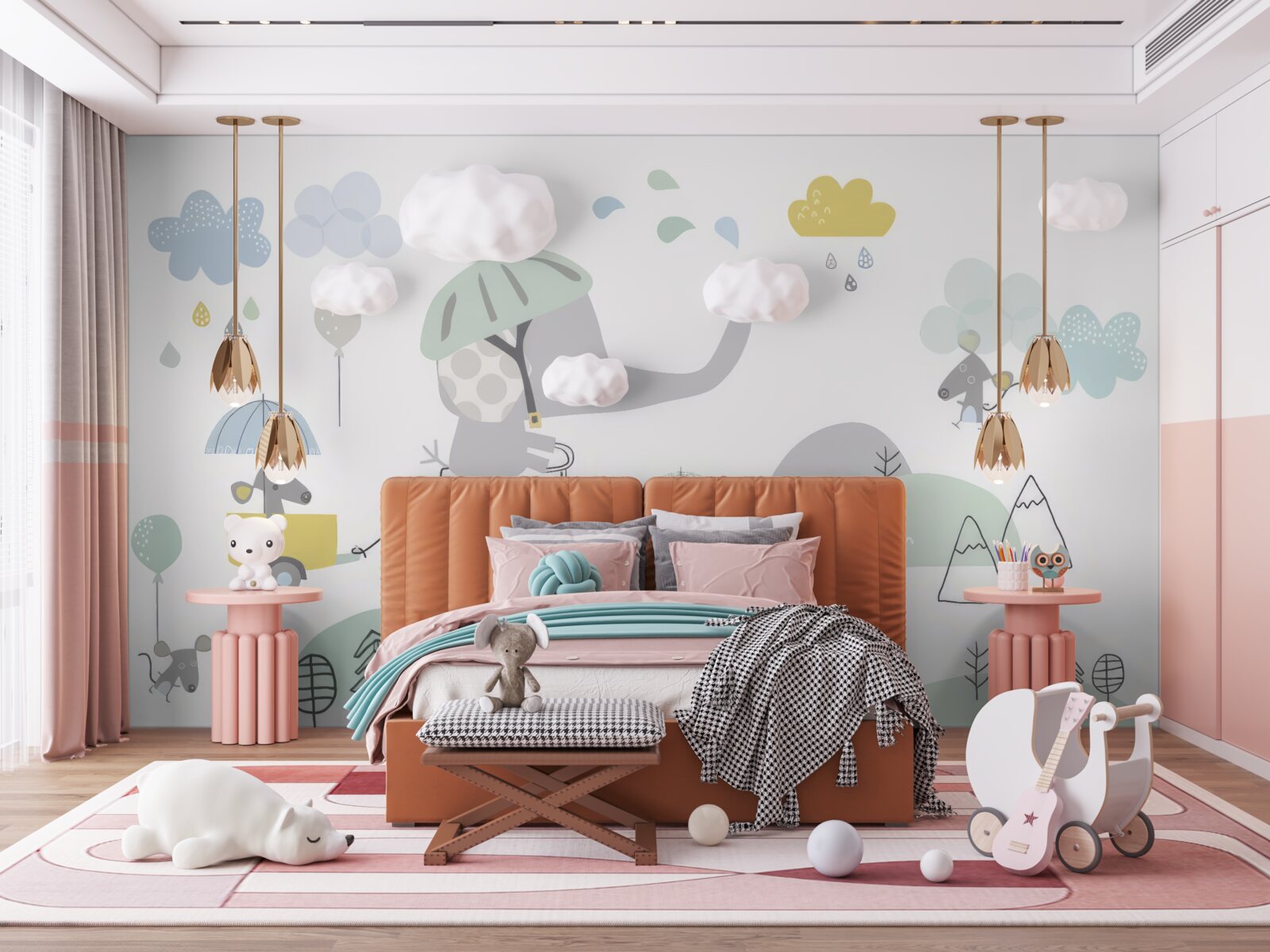 Fototapeta iné zvieratá a slon na bicykli