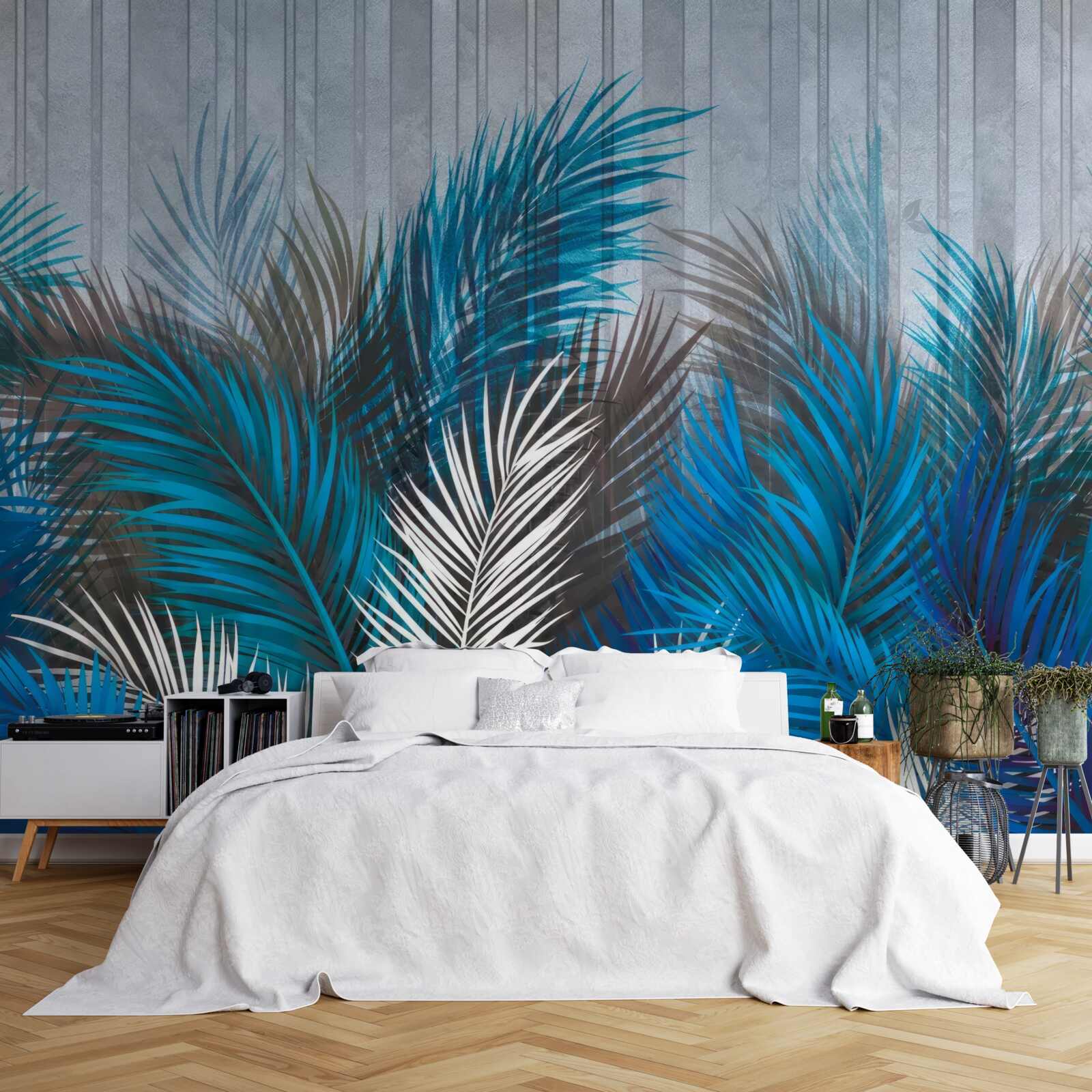 Fototapeta listy paprade v rôznych farbách