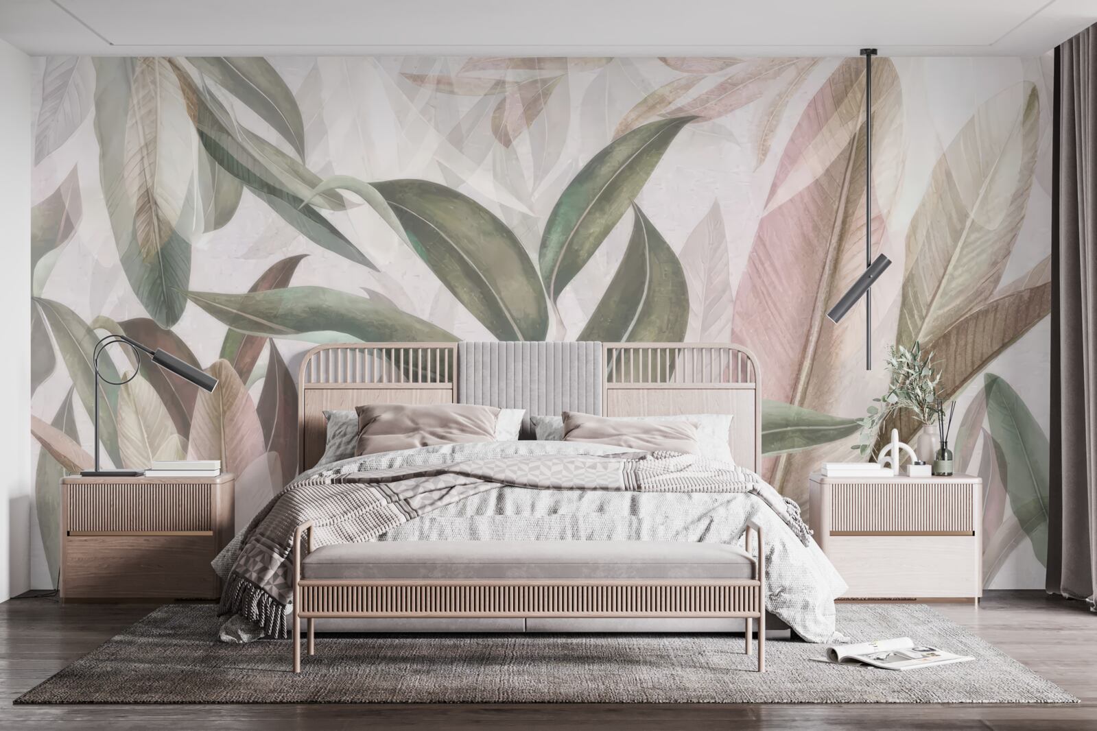 Fototapeta listy rôznych tvarov a typov zobrazené na fotografii