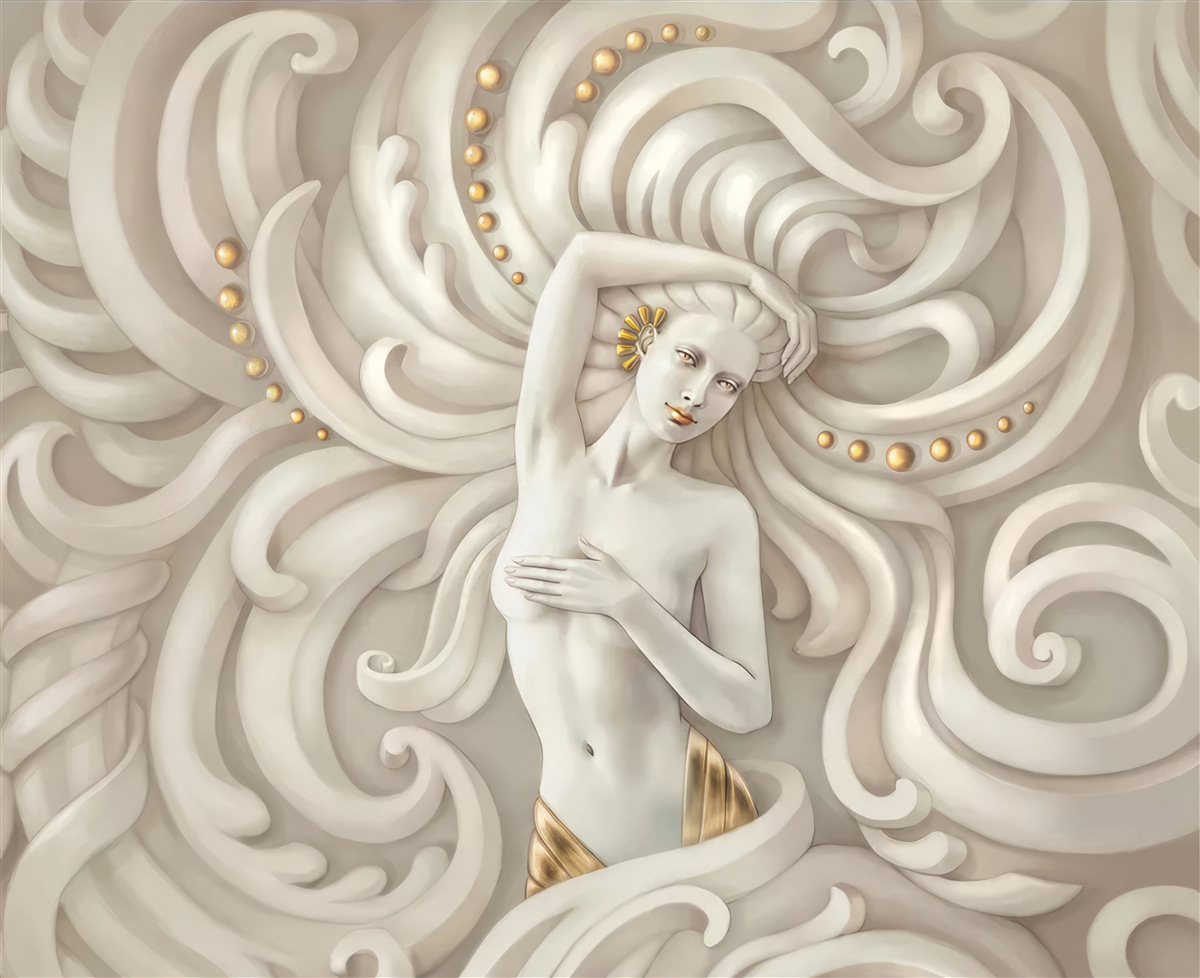 Fototapeta nahé dievča so svetlou pokožkou