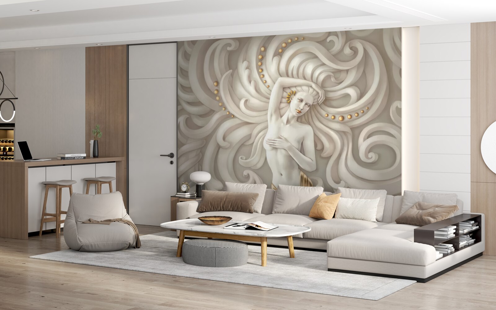 Fototapeta nahé dievča so svetlou pokožkou