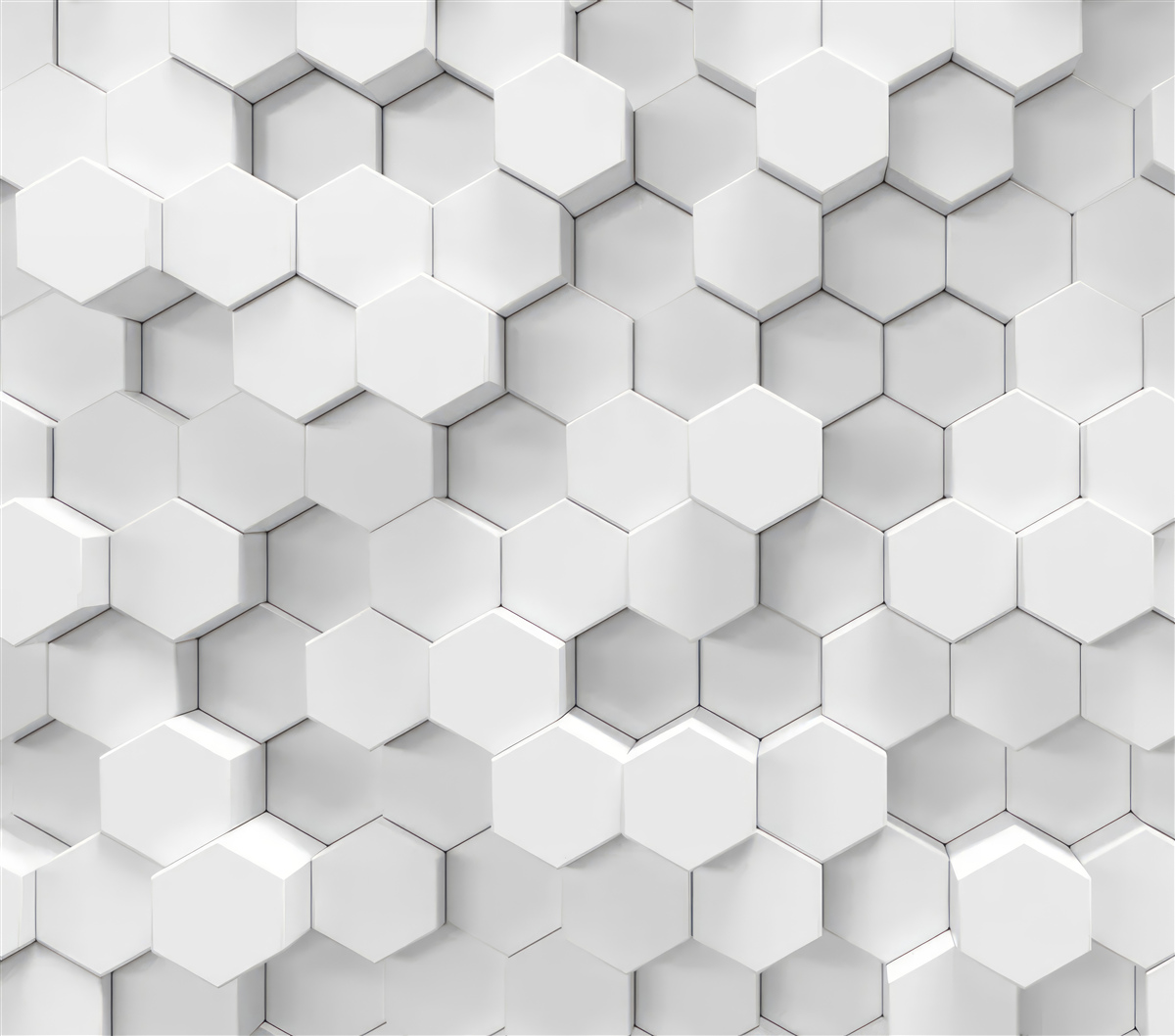 Fototapeta veľa bielych šesťuholníkov