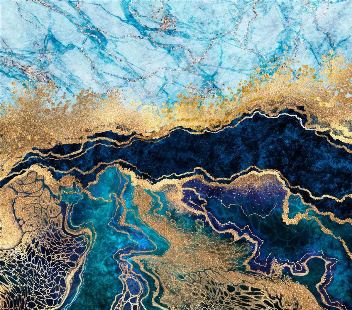 Fototapeta pozadie s mramorovými vzormi v jasných farbách