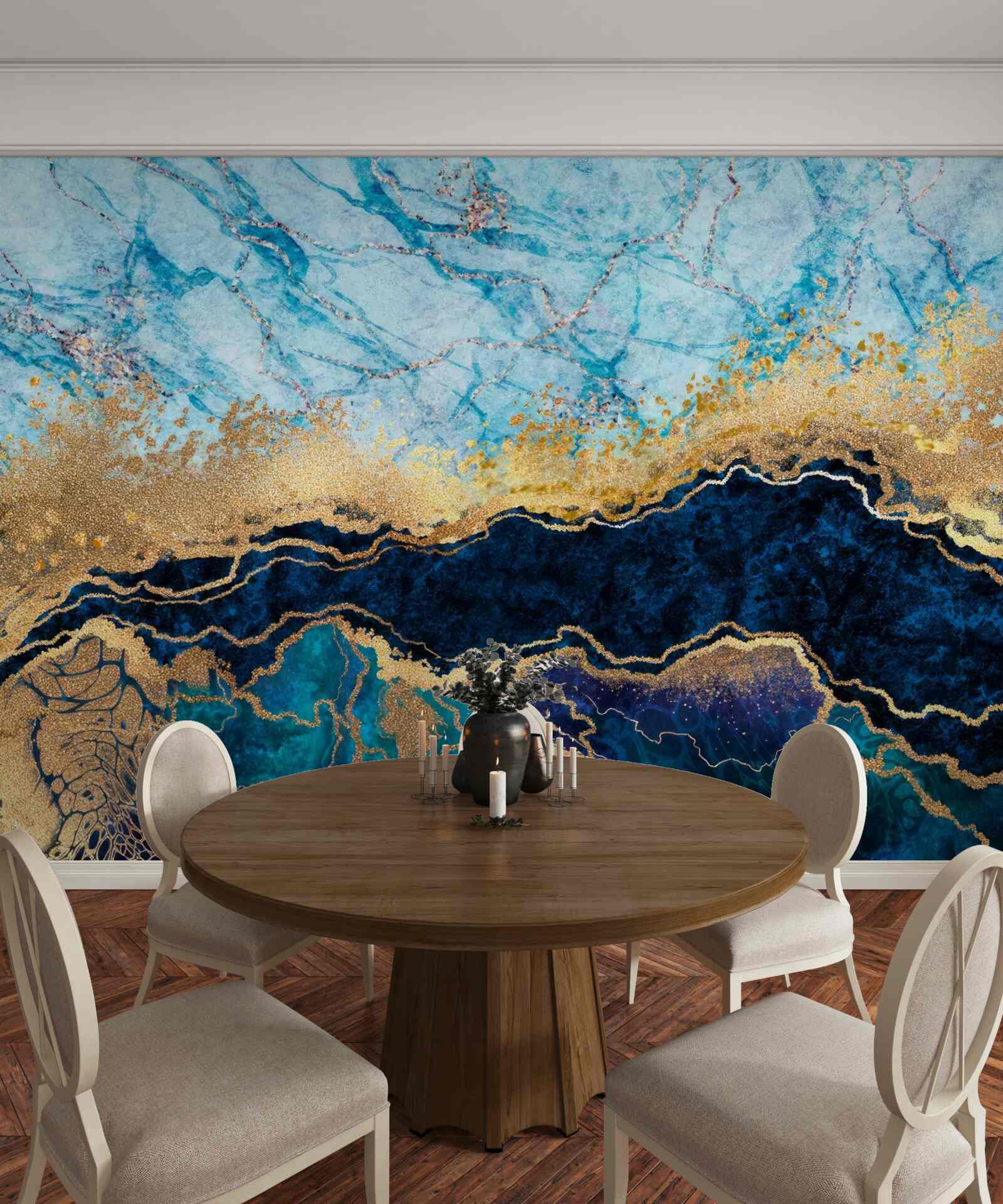 Fototapeta pozadie s mramorovými vzormi v jasných farbách