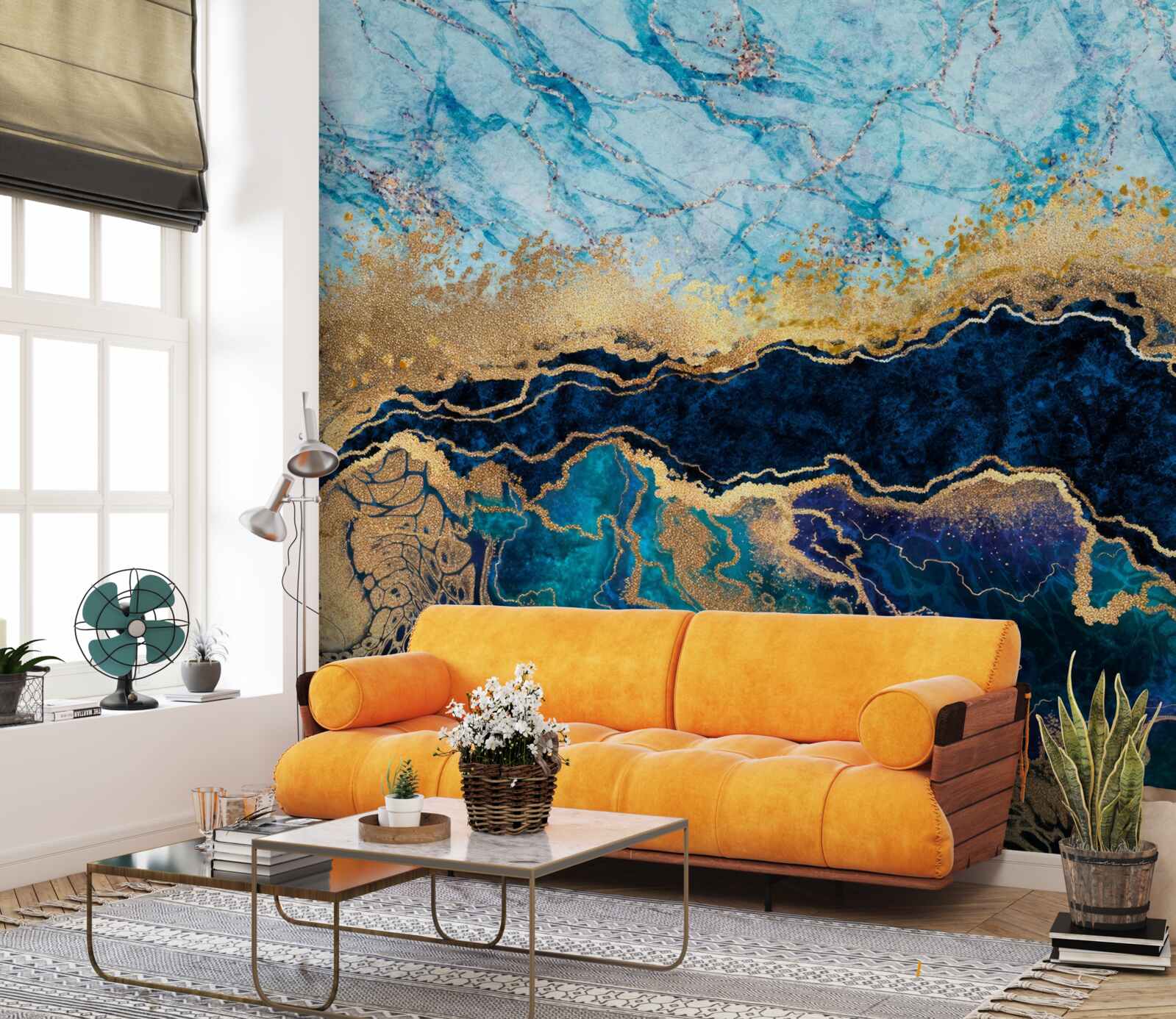 Fototapeta pozadie s mramorovými vzormi v jasných farbách