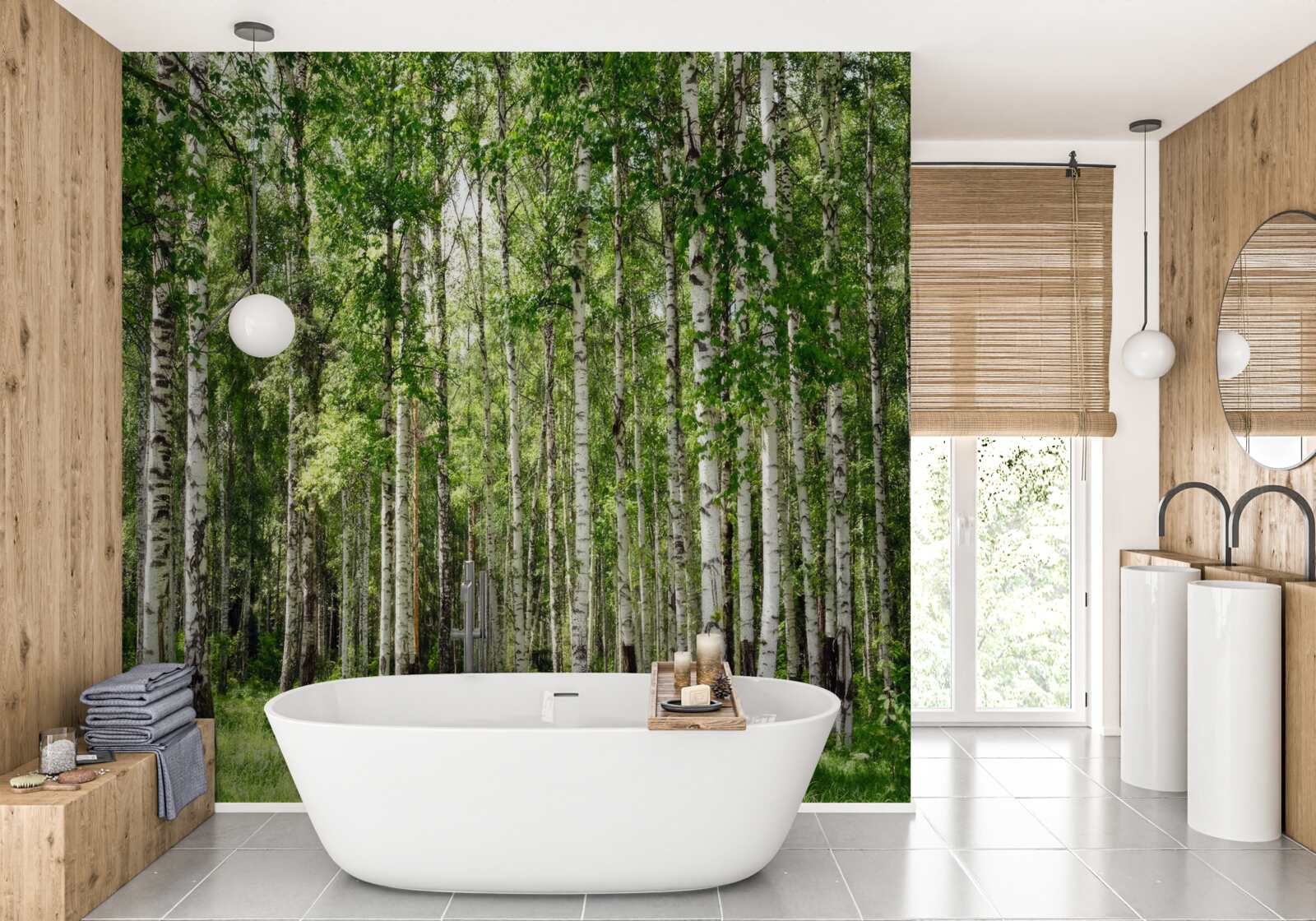 Fototapeta pôvabné brezy