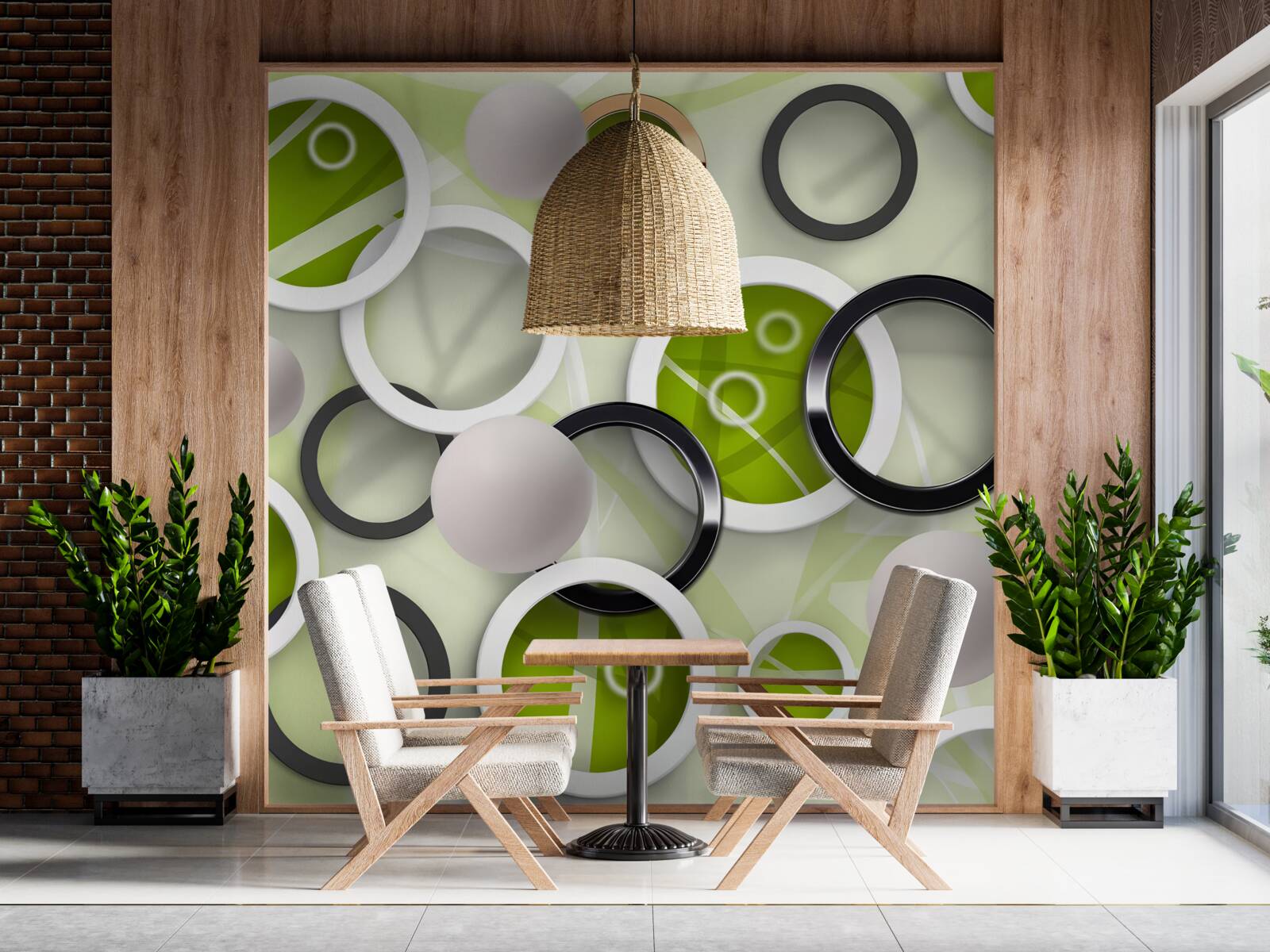 Fototapeta kolesá v rôznych farbách a veľkostiach