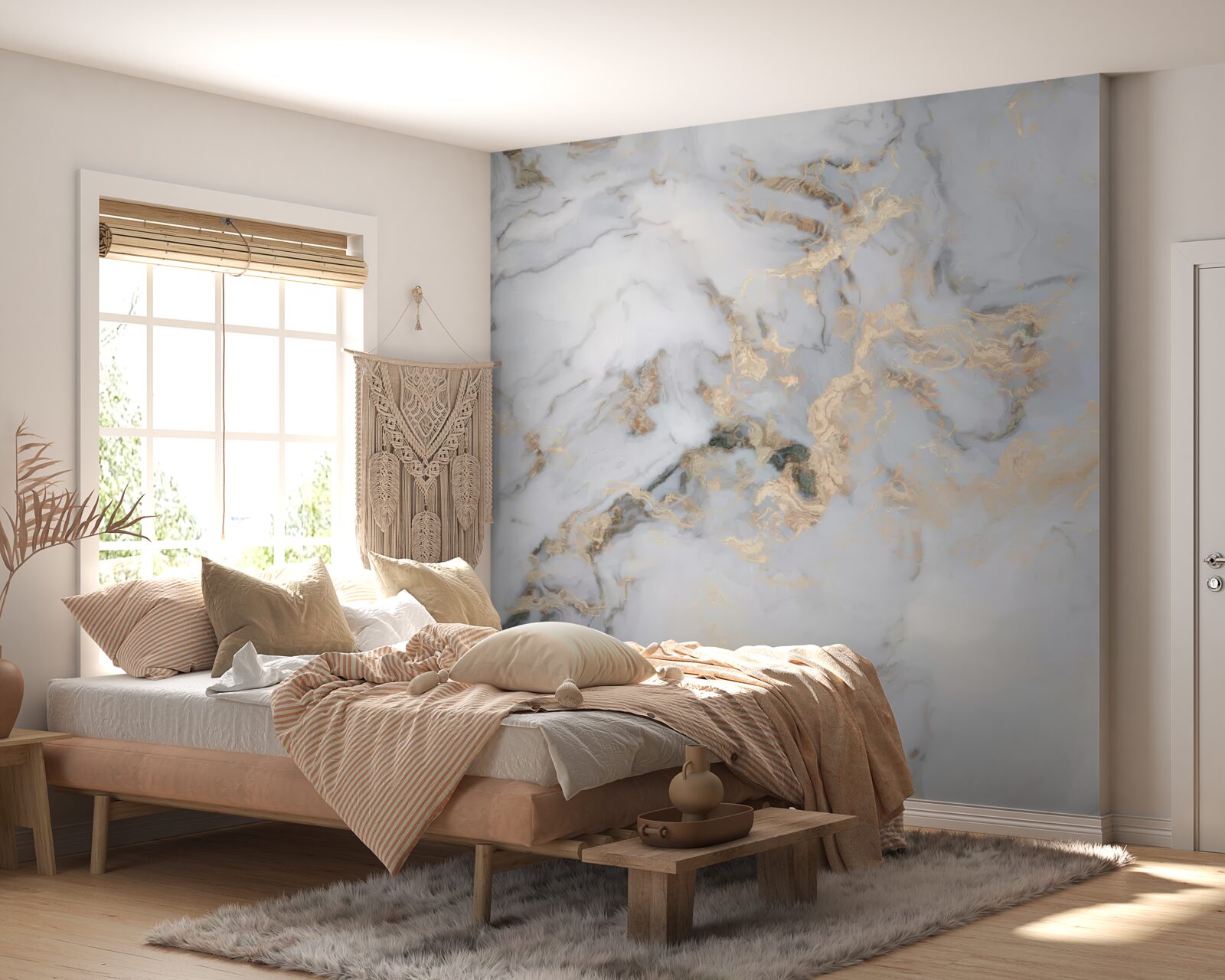 Fototapeta pozadie pripomínajúce svetlý mramor