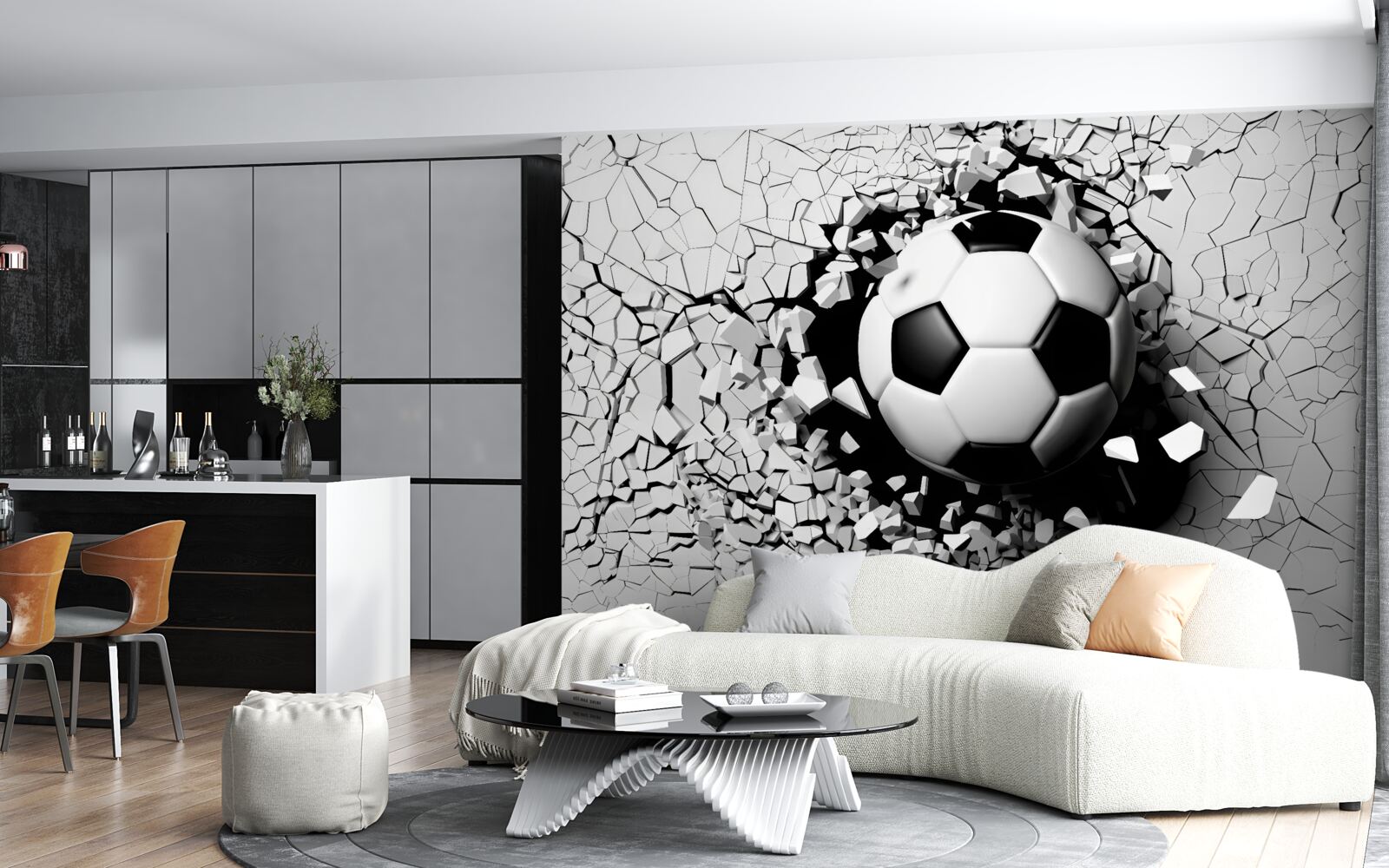 Fototapeta futbal búra bariéru