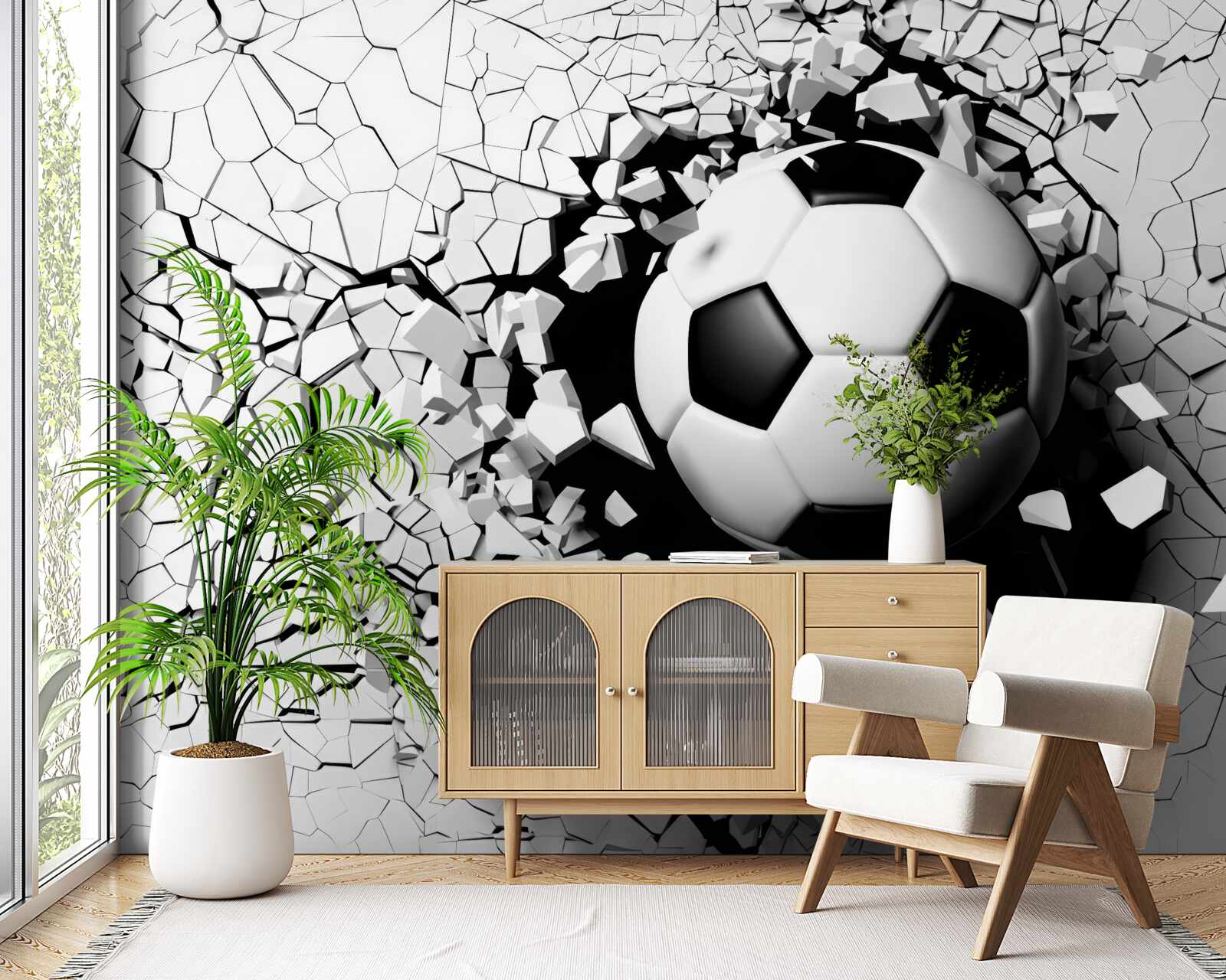 Fototapeta futbal búra bariéru