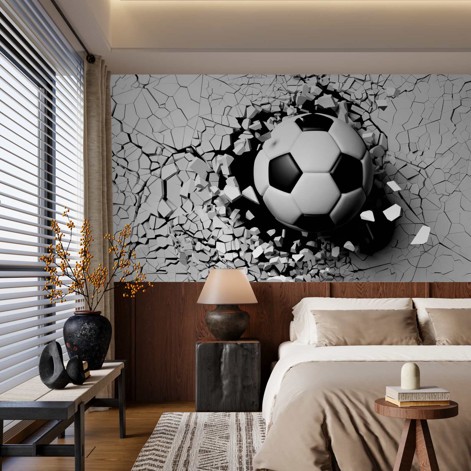 Fototapeta futbal búra bariéru