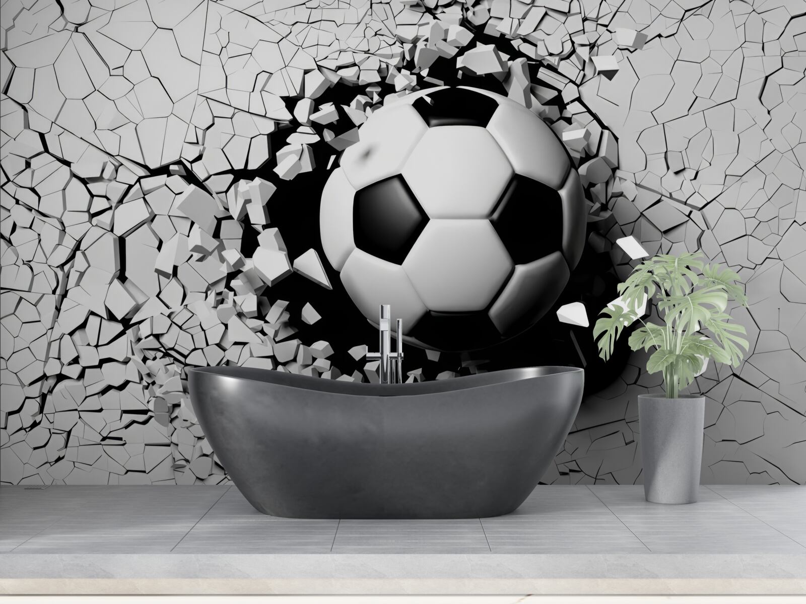 Fototapeta futbal búra bariéru