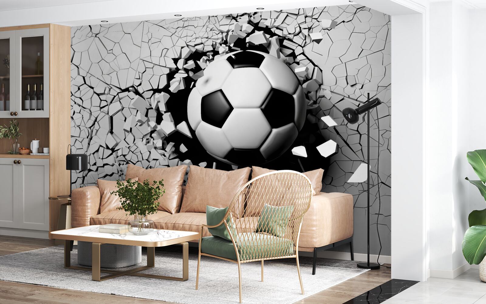 Fototapeta futbal búra bariéru