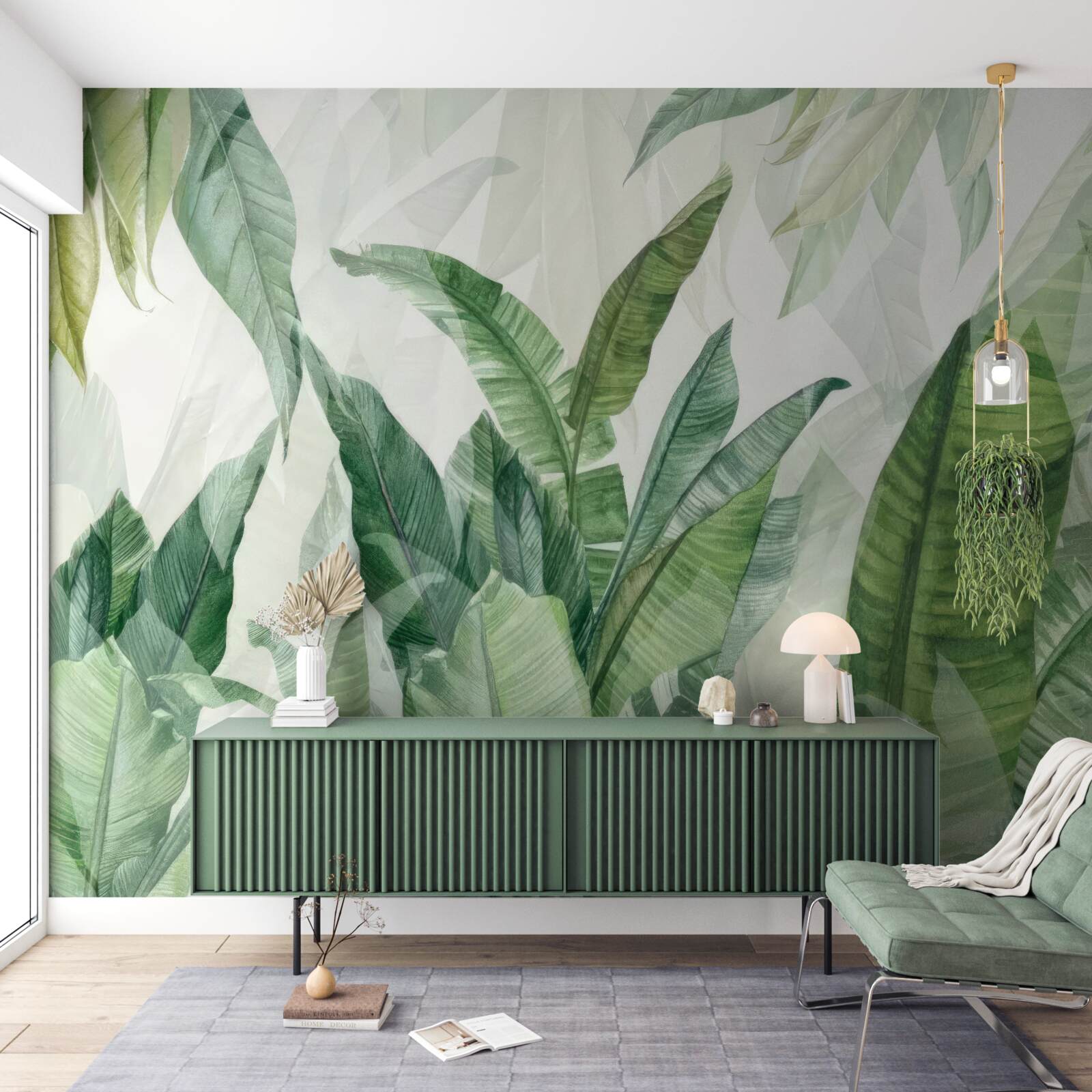 Fototapeta tropické zelené listy