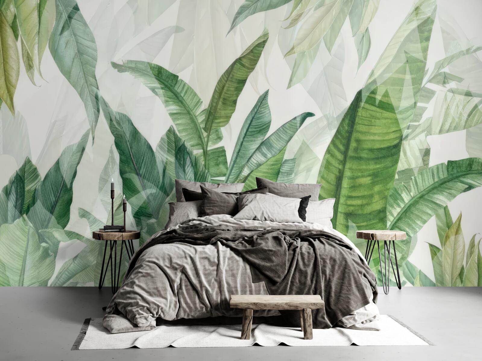 Fototapeta tropické zelené listy